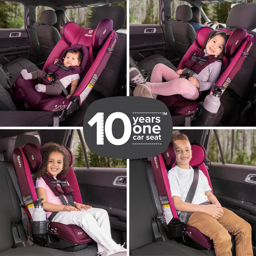Diono Radian 3RX All-in-One Convertible Car Seat, Black Jet