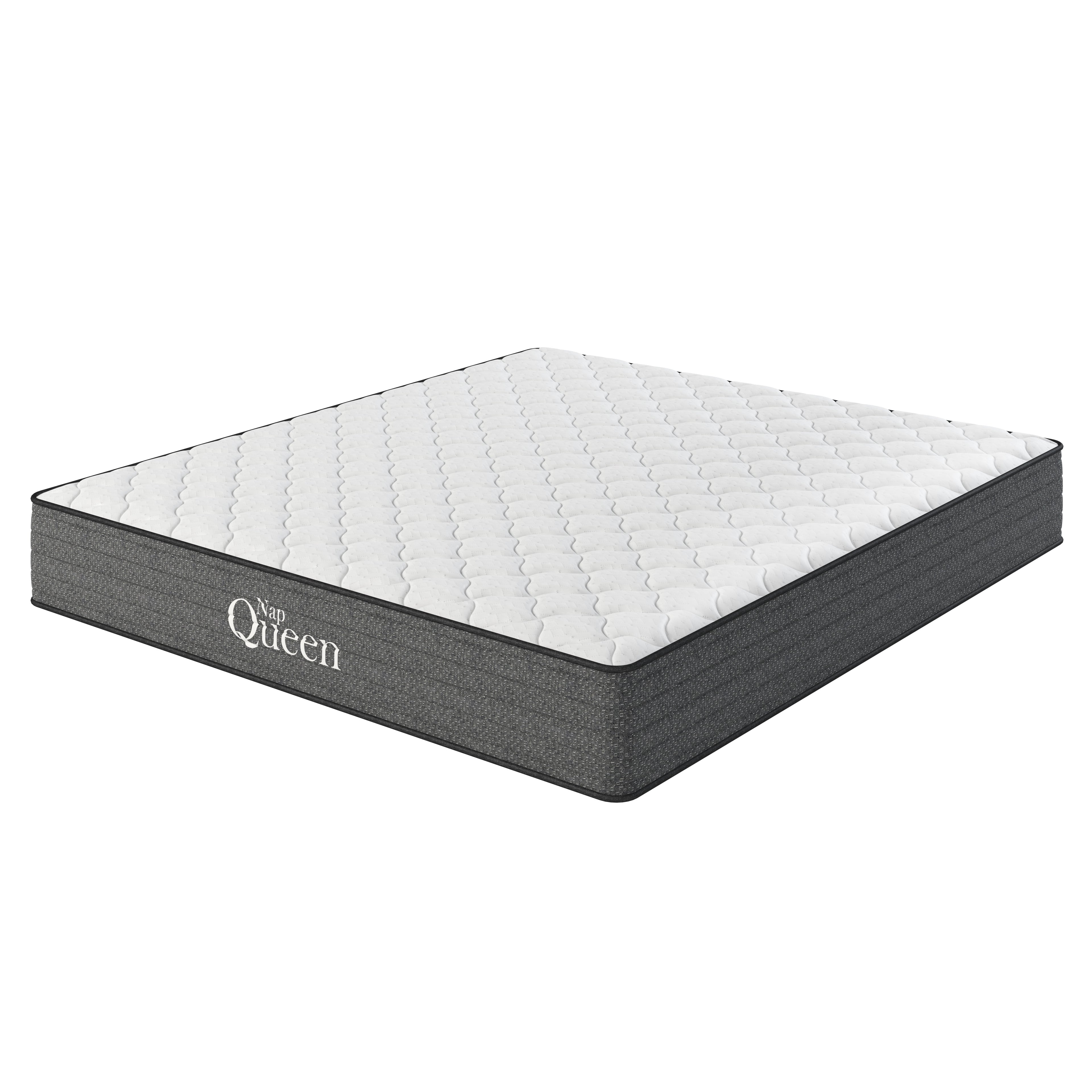 NapQueen Victoria 10" Medium Firm, Hybrid of Cooling Gel Infused Memory Foam and Pocket Spring Mattress, Queen Size