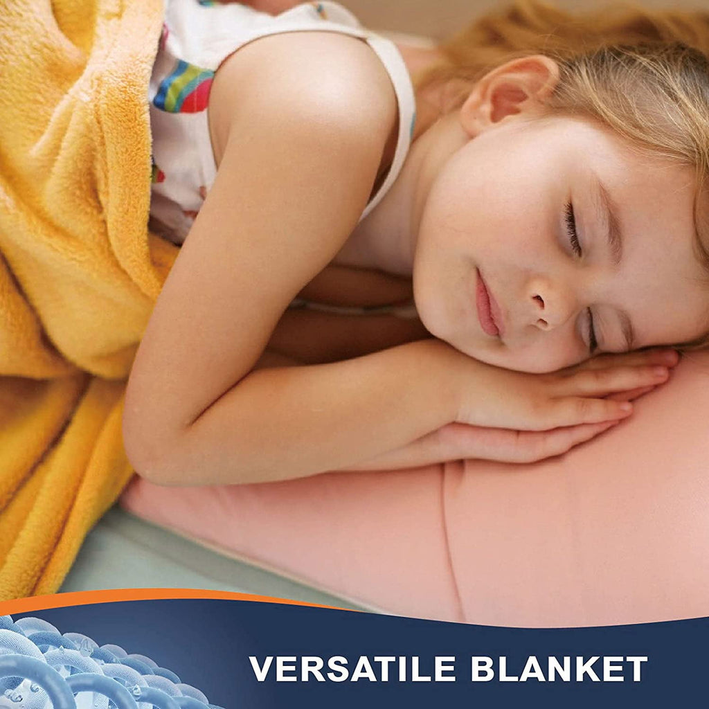 Walensee Ultra Soft Microplush Fleece Throw Blanket, 50" x 60", Orange, Machine Washable