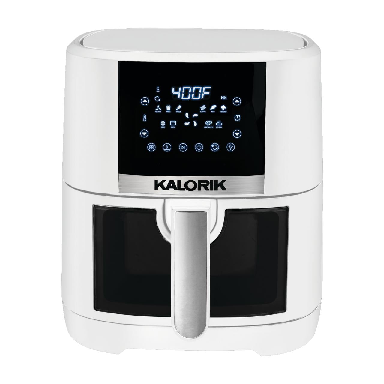 Kalorik® 5 Quart Air Fryer with Ceramic Coating and Window, New, 13.5 in