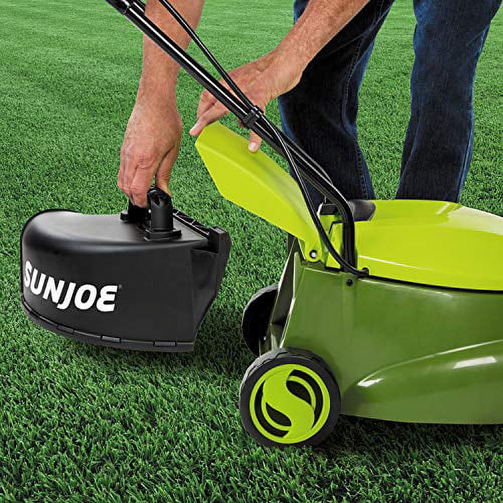 Sun Joe 28V Cordless 14" Brushless Push Lawn Mower, 3-Position, 4.0-Ah