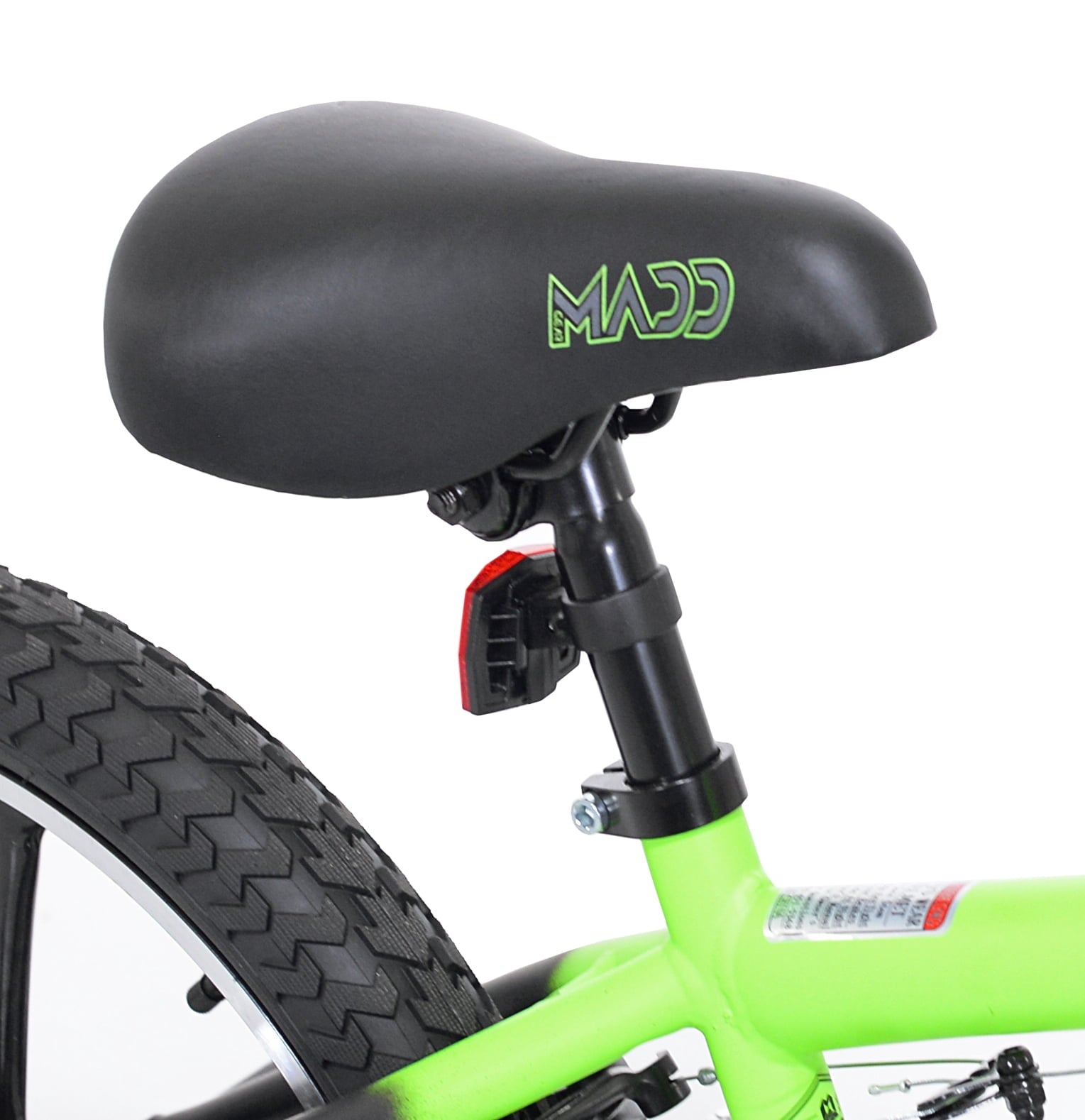 Kent Bicycle Maddgear 20" Hazard Mag Wheel Boy's BMX Child Bike, Green and Black