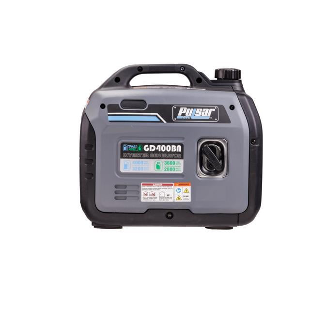 Pulsar Products GD400BN, 4000W Portable super-quiet Dual Fuel & Parallel Capability, RV-Ready, CARB Compliant