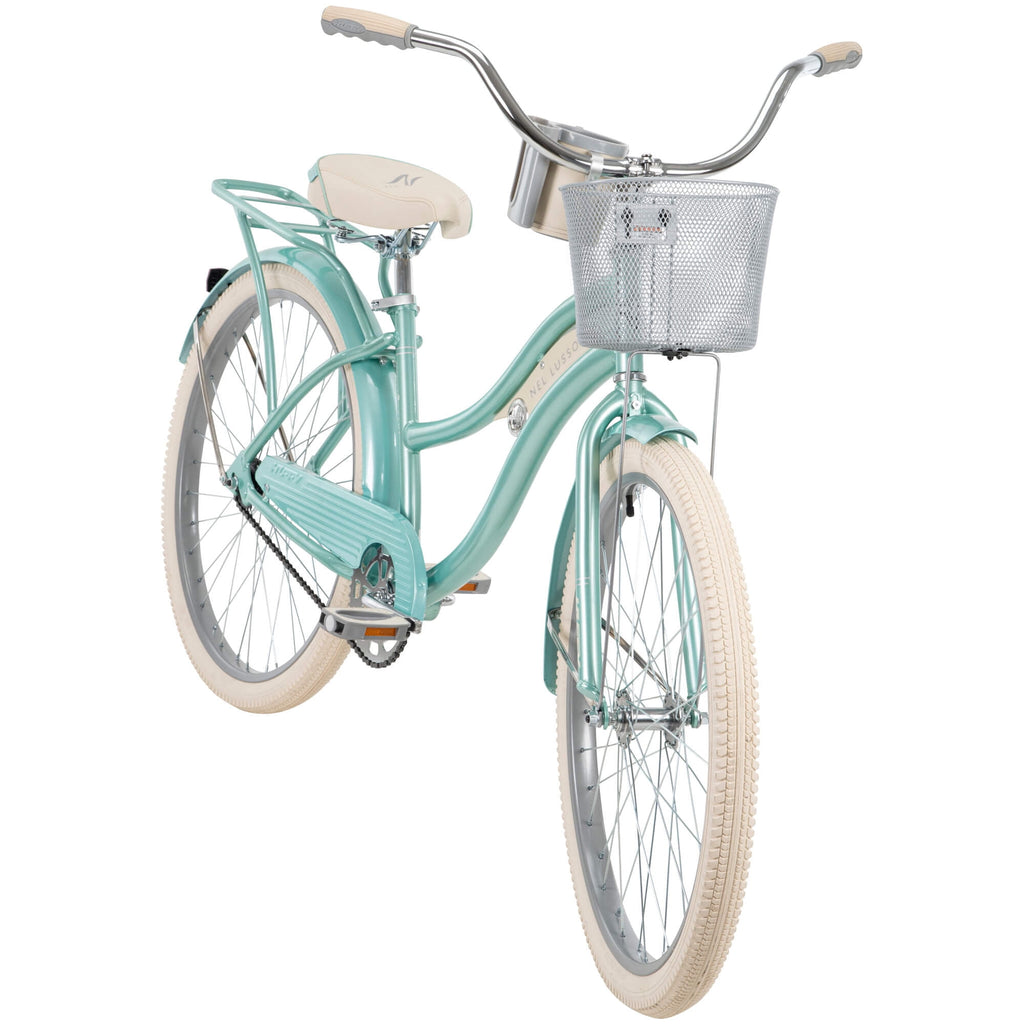 Huffy 26" Nel Lusso Classic Cruiser Bike with Perfect Fit Frame, Women's, Ages 13" Years, Light Blue