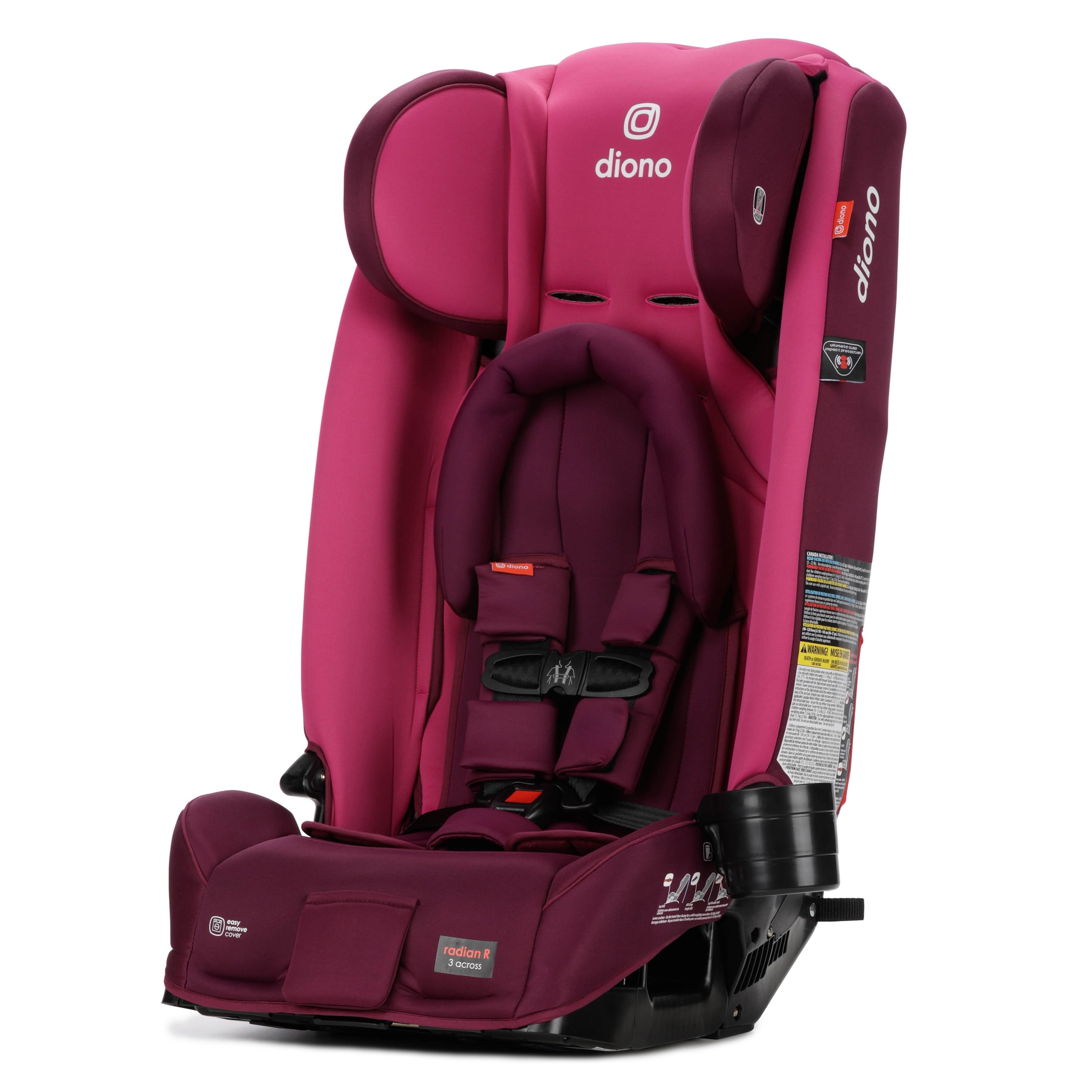 Diono Radian 3RX All-in-One Convertible Car Seat, Black Jet