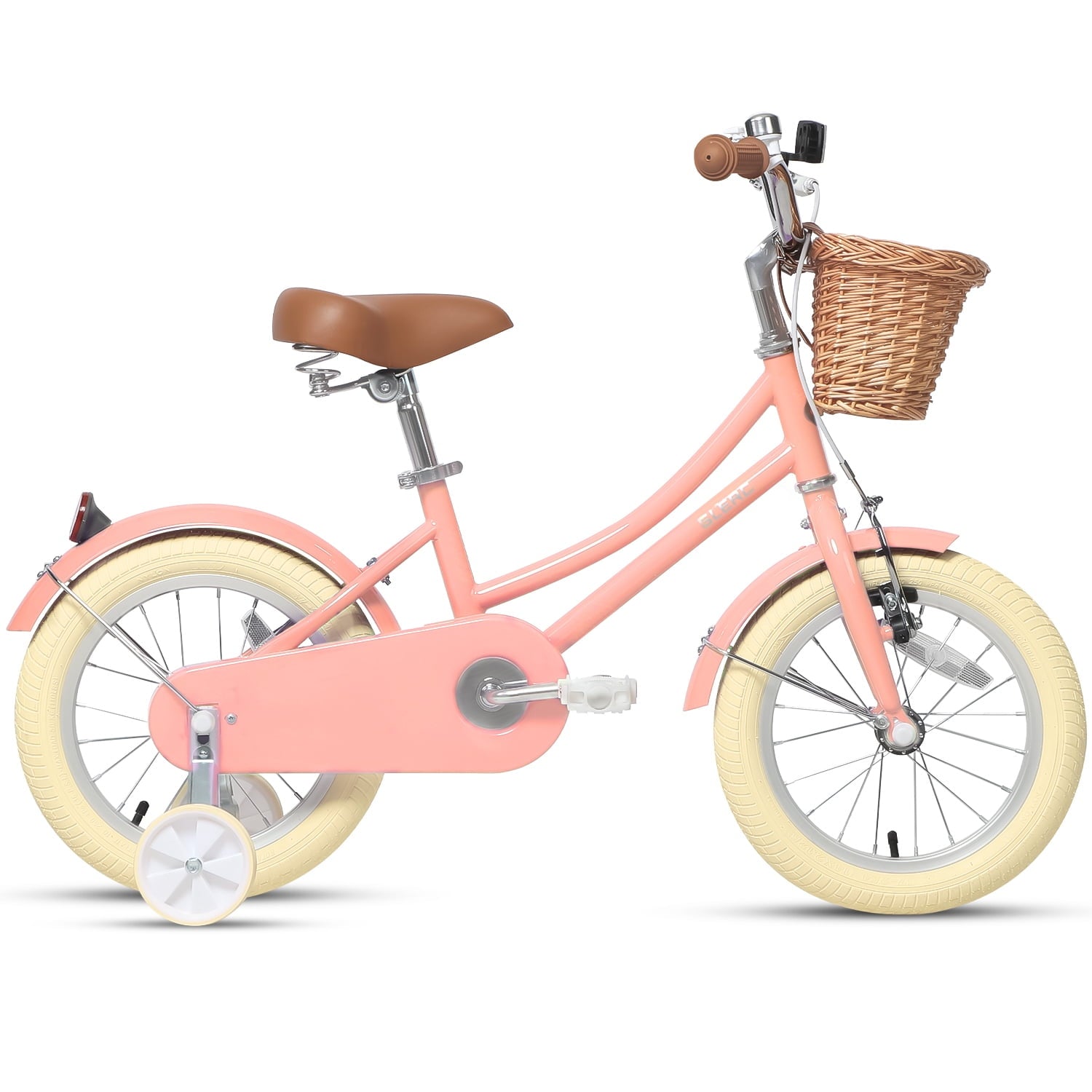 Glerc Little Molly 14 inch Kids Girls Bike for 3-5 Years Old Little Child,Yellow