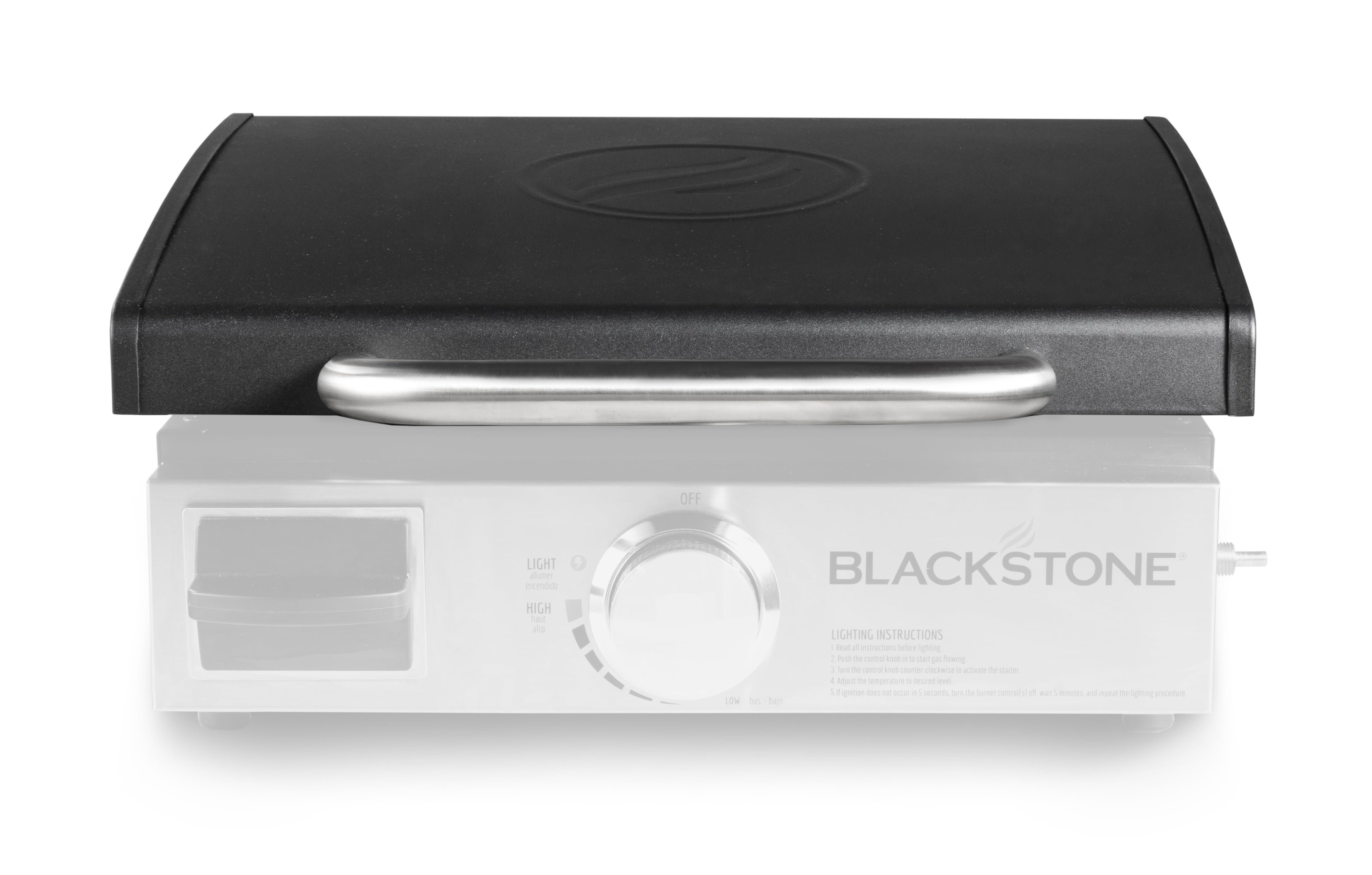 Blackstone 17" Griddle Hood, Black, Front Grease Only models
