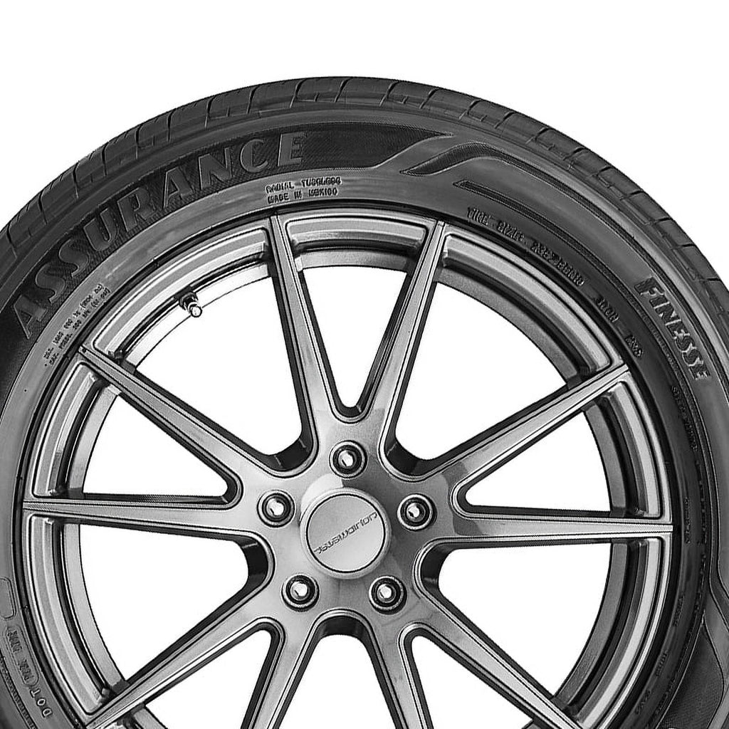 Set of 4 (FOUR) Tires Goodyear Assurance Finesse 225/65R17 102H AS A/S All Season Fits: 2018-23 Chevrolet Equinox LT, 2015-17 Subaru Outback 3.6R Touring