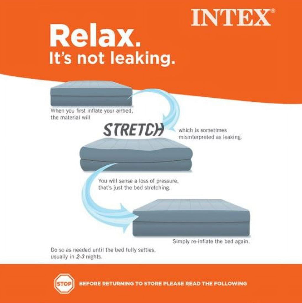 Intex 10in Standard Dura-Beam Airbed Mattress - Pump Not Included - Twin