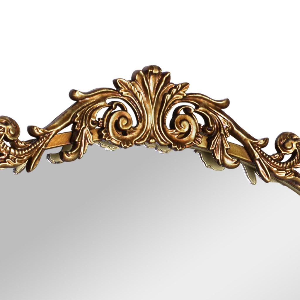 Better Homes & Gardens 20" x 30" Filigree Arch Metal Wall Mirror Decor in Gold