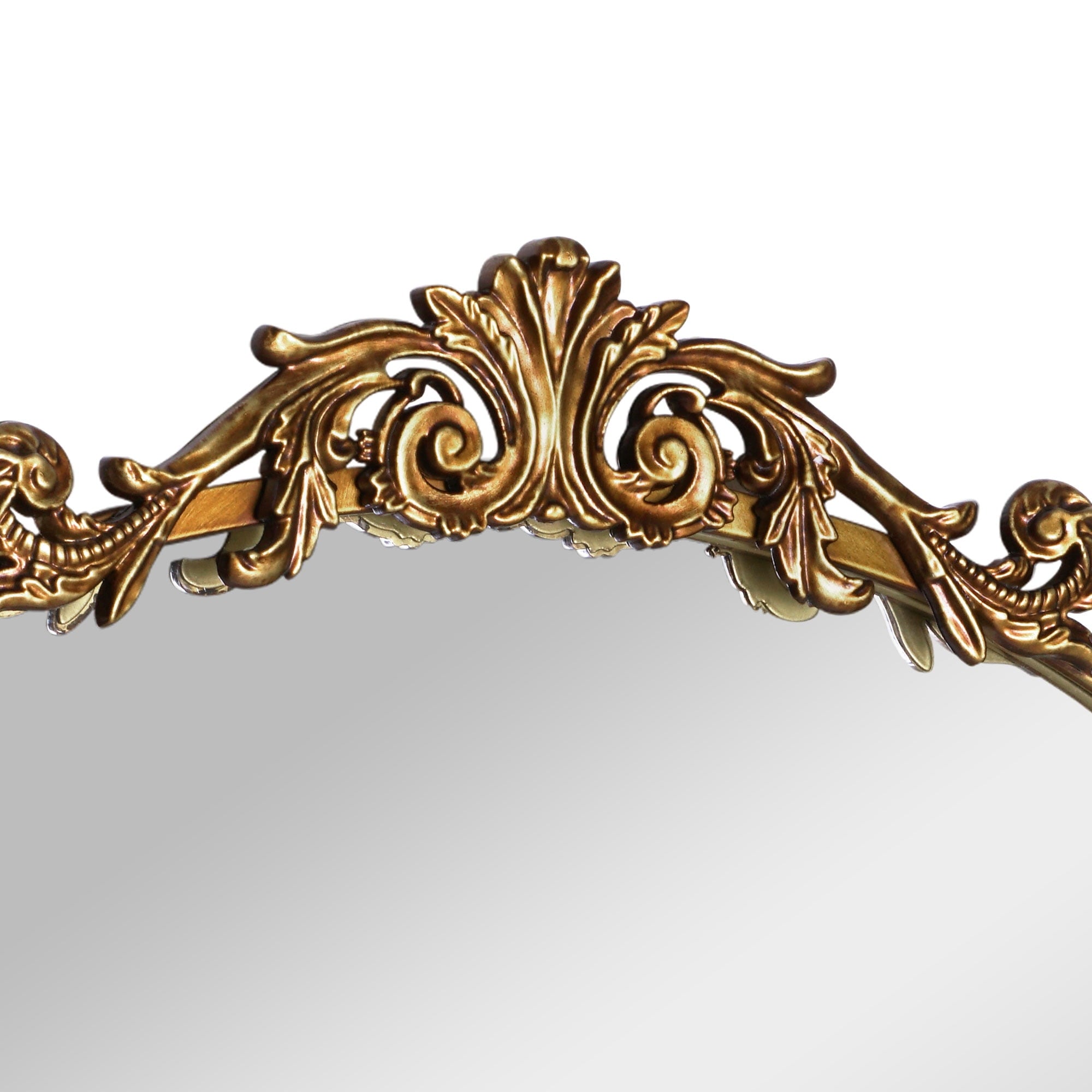 Better Homes & Gardens 20" x 30" Filigree Arch Metal Wall Mirror Decor in Gold