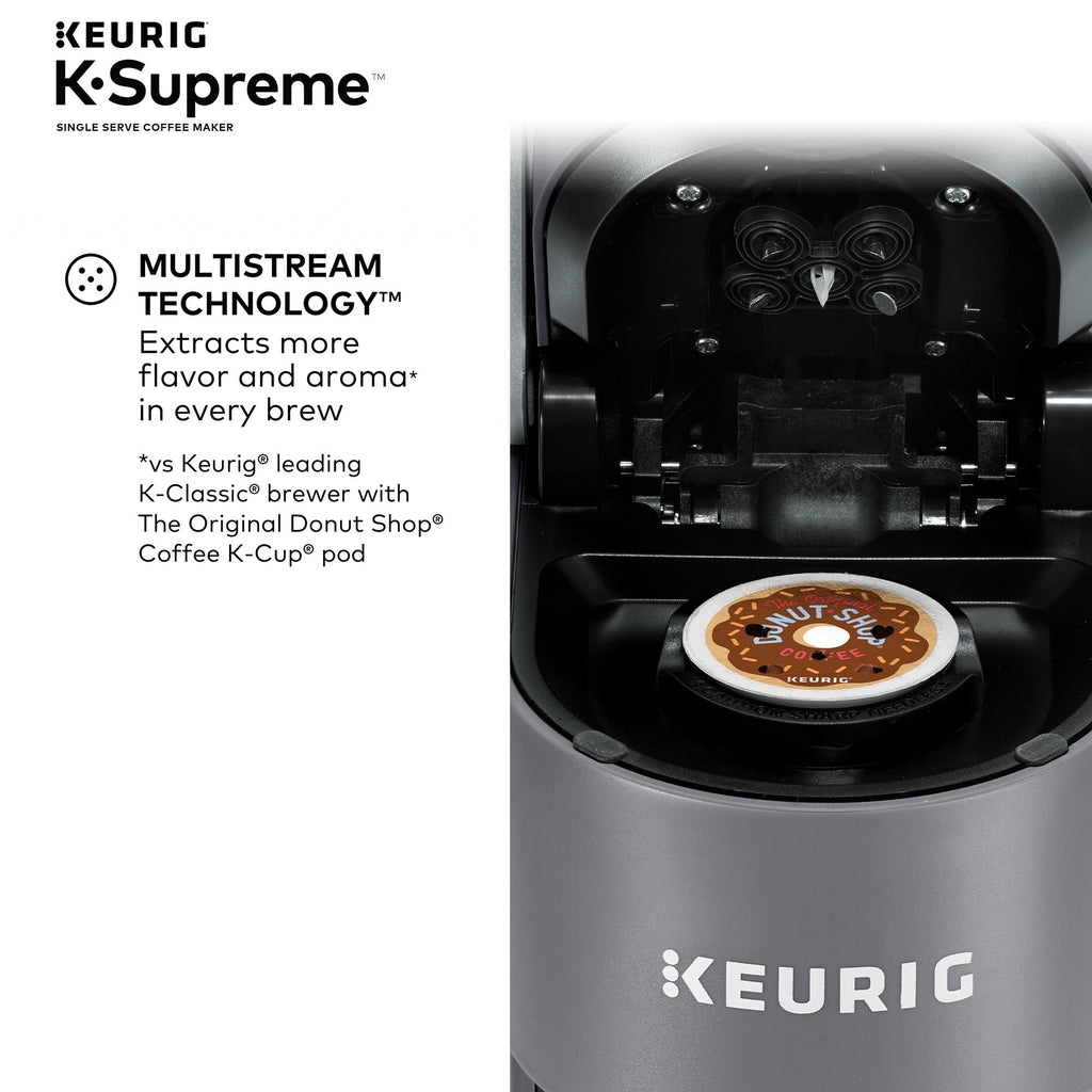 Keurig K-Supreme Single-Serve K-Cup Pod Coffee Maker, Black