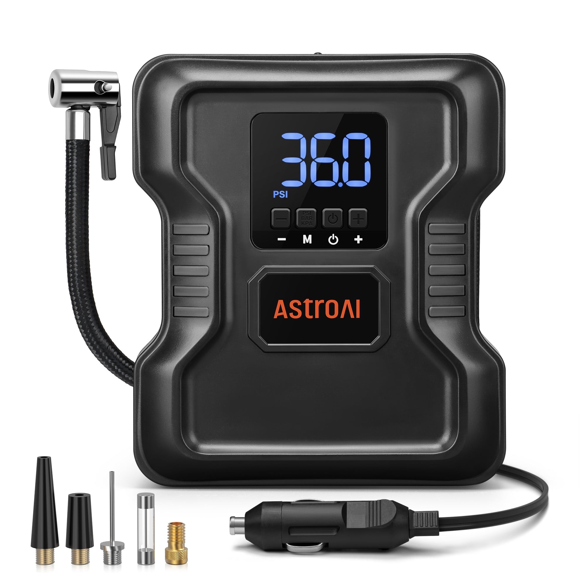 150 PSI Tire Inflator, Car Tire Air Pump 12V DC, AstroAI Portable Air Compressor for Tires