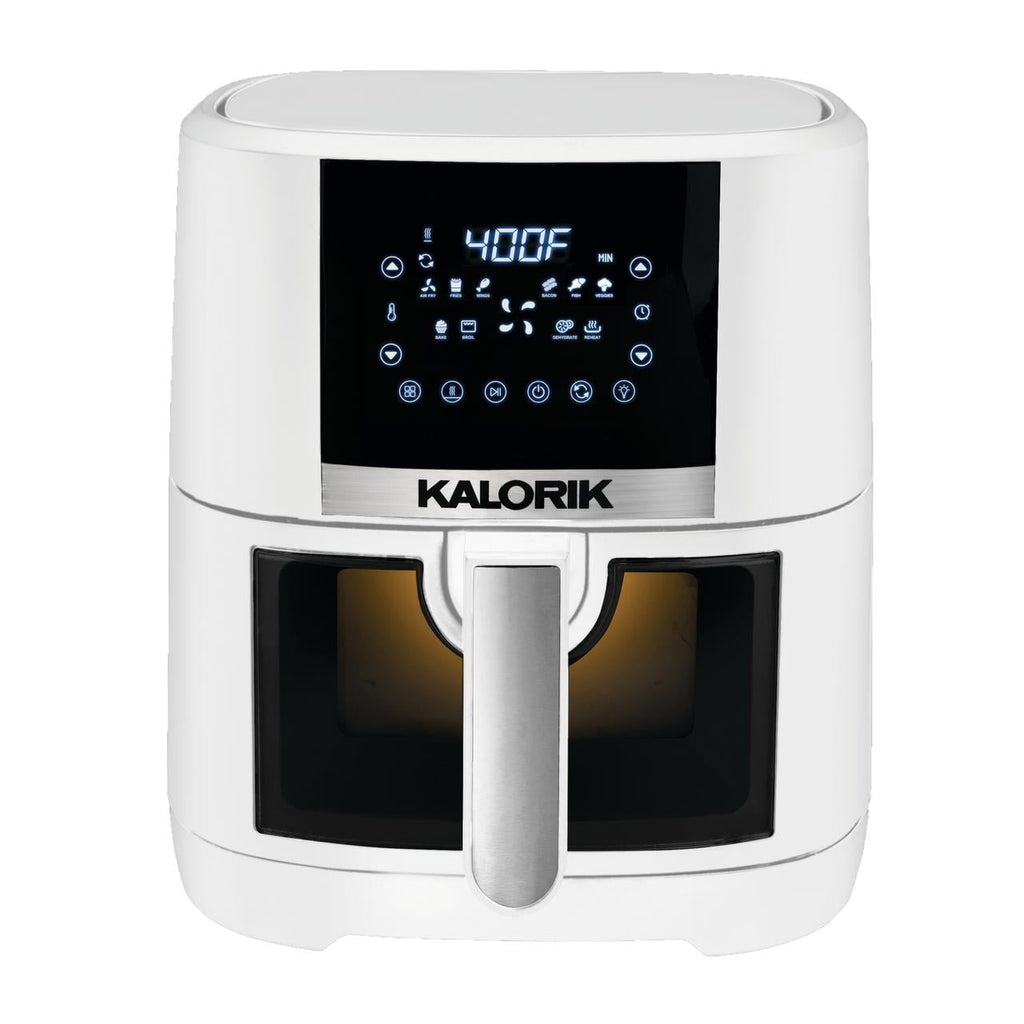 Kalorik® 5 Quart Air Fryer with Ceramic Coating and Window, New, 13.5 in