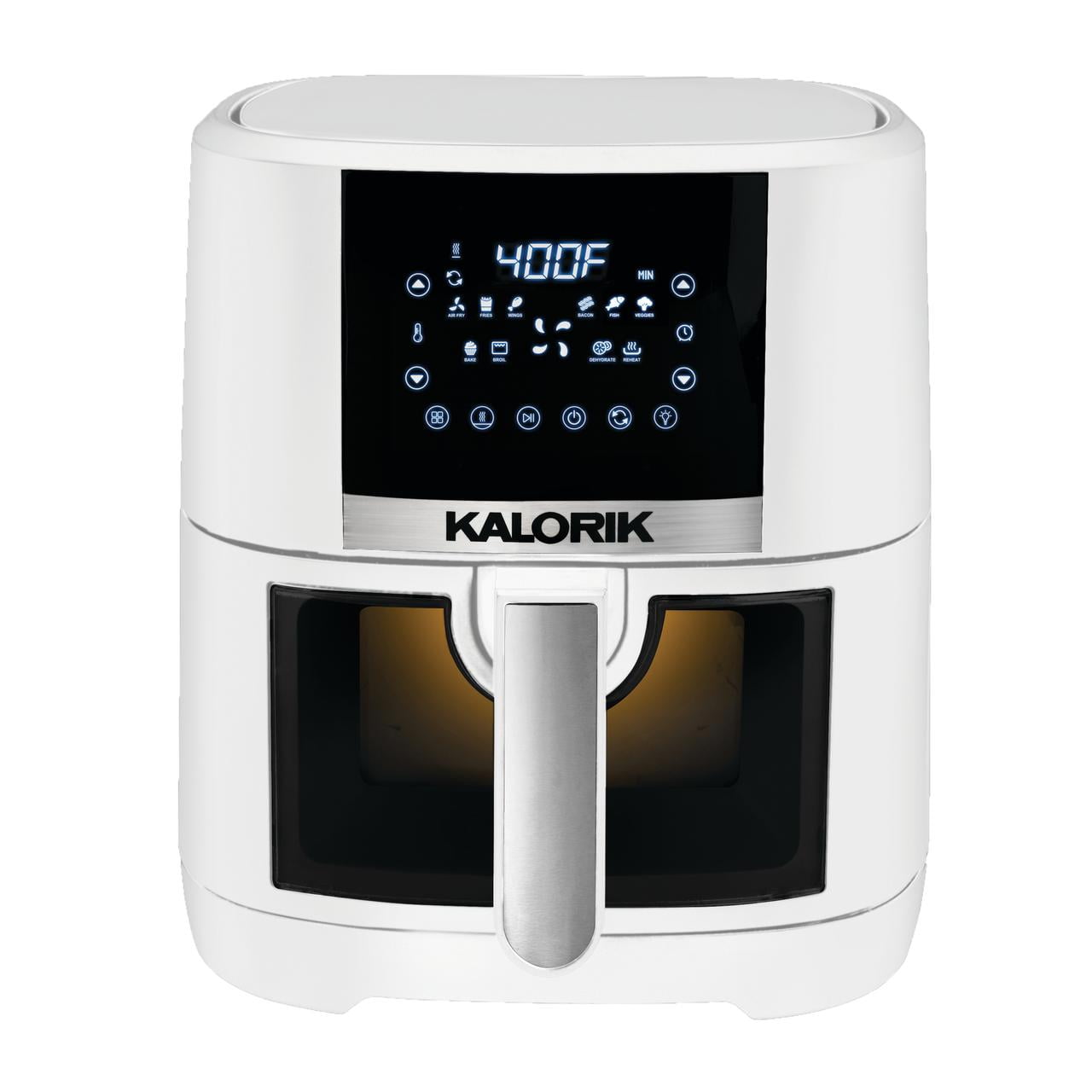 Kalorik® 5 Quart Air Fryer with Ceramic Coating and Window, New, 13.5 in