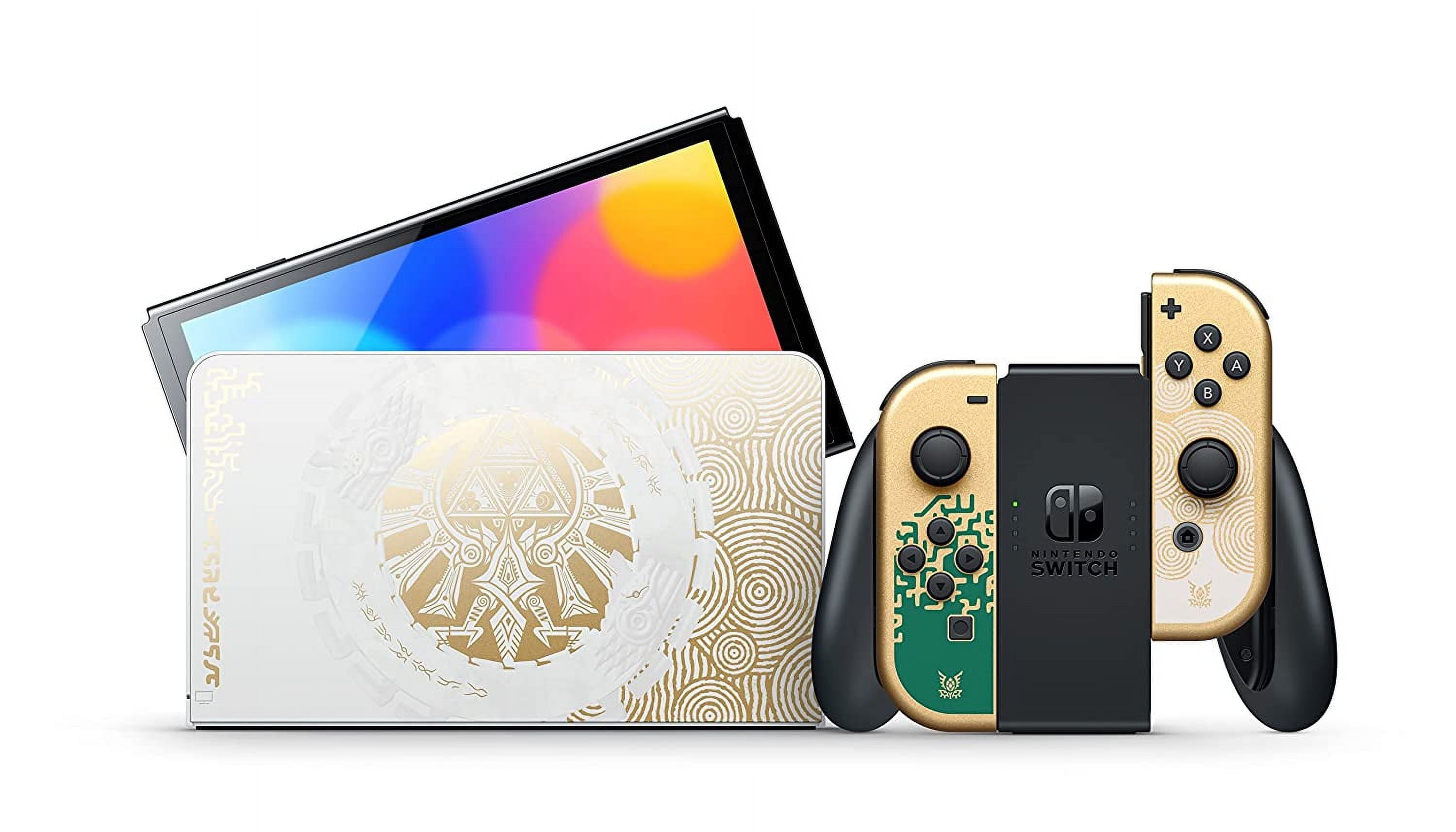 Nintendo Switch OLED Zelda Tears of the Kingdom Edition Special Powever Bundle