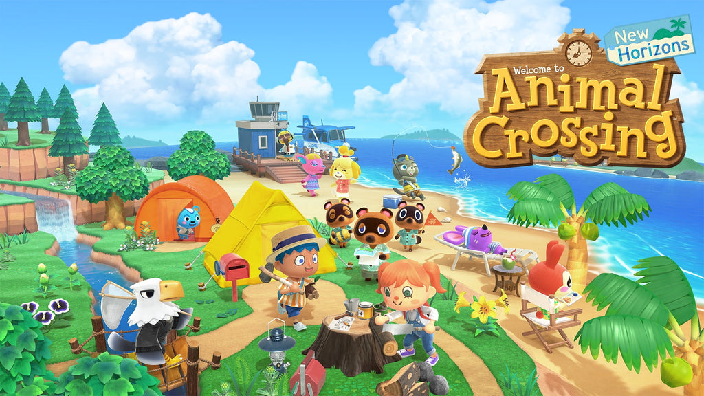 Nintendo Switch™ Lite (Timmy & Tommy's Aloha Edition) Animal Crossing™: New Horizons Bundle (Full Game Download Included)