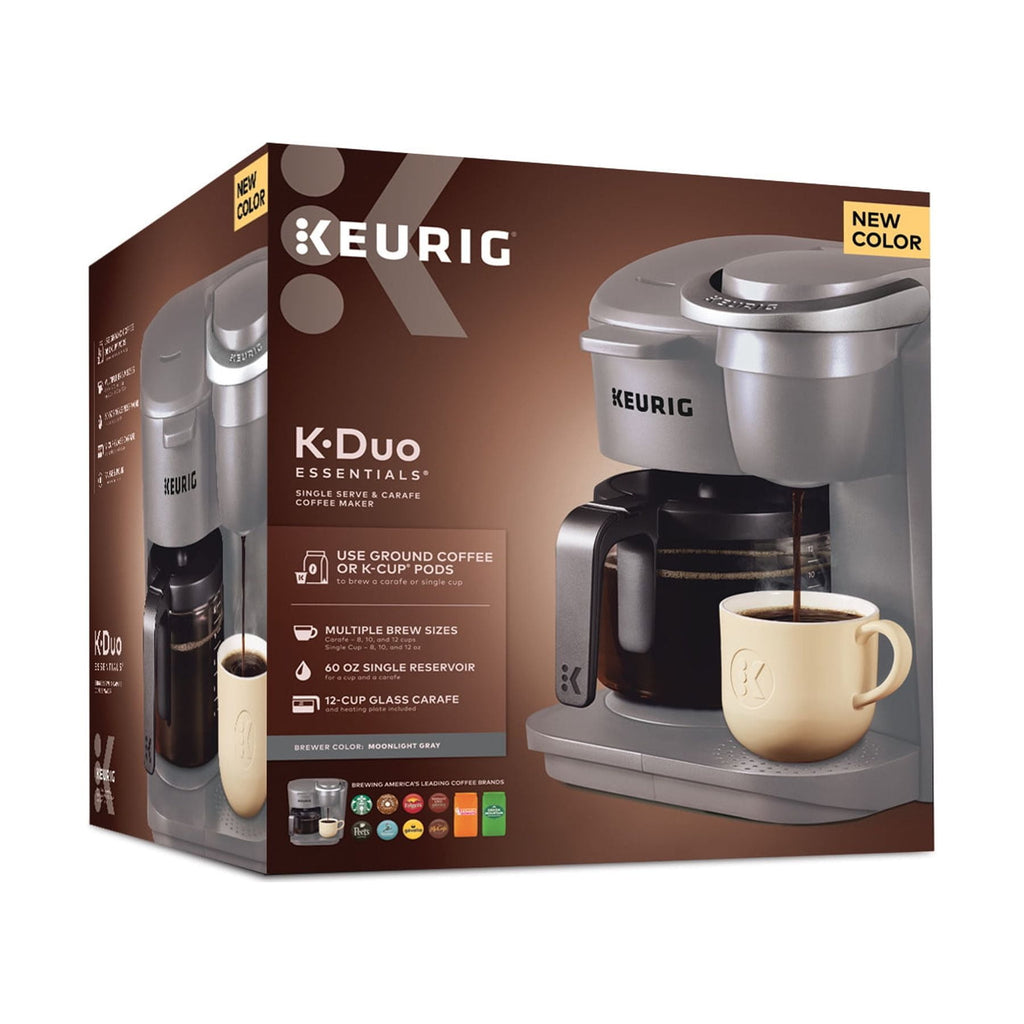 Keurig K-Duo Essentials Black Single-Serve K-Cup Pod Coffee Maker, Black