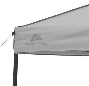 Ozark Trail 8' x 10' Gray Instant Outdoor Canopy
