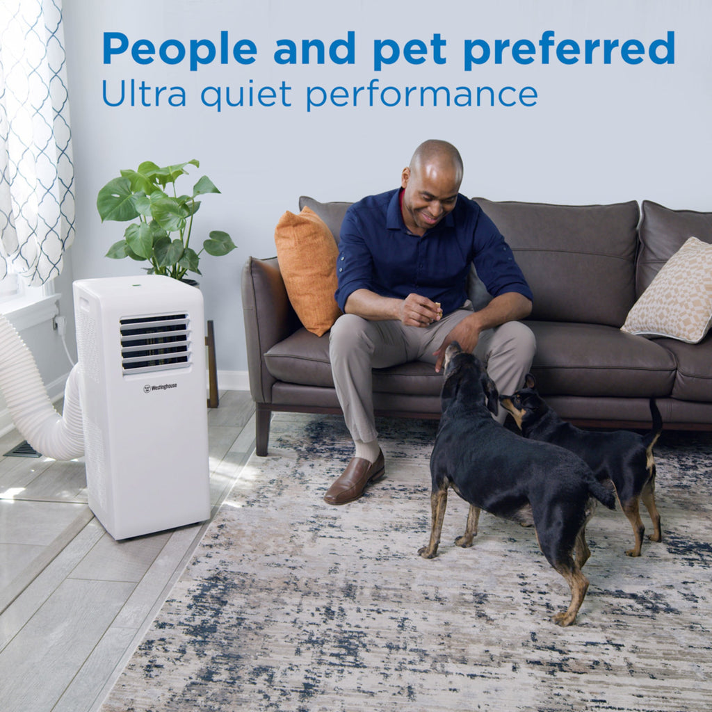 Westinghouse 10,000 BTU Portable Air Conditioner with Remote, 3-in-1 Operation, Rooms Up to 450 sq ft