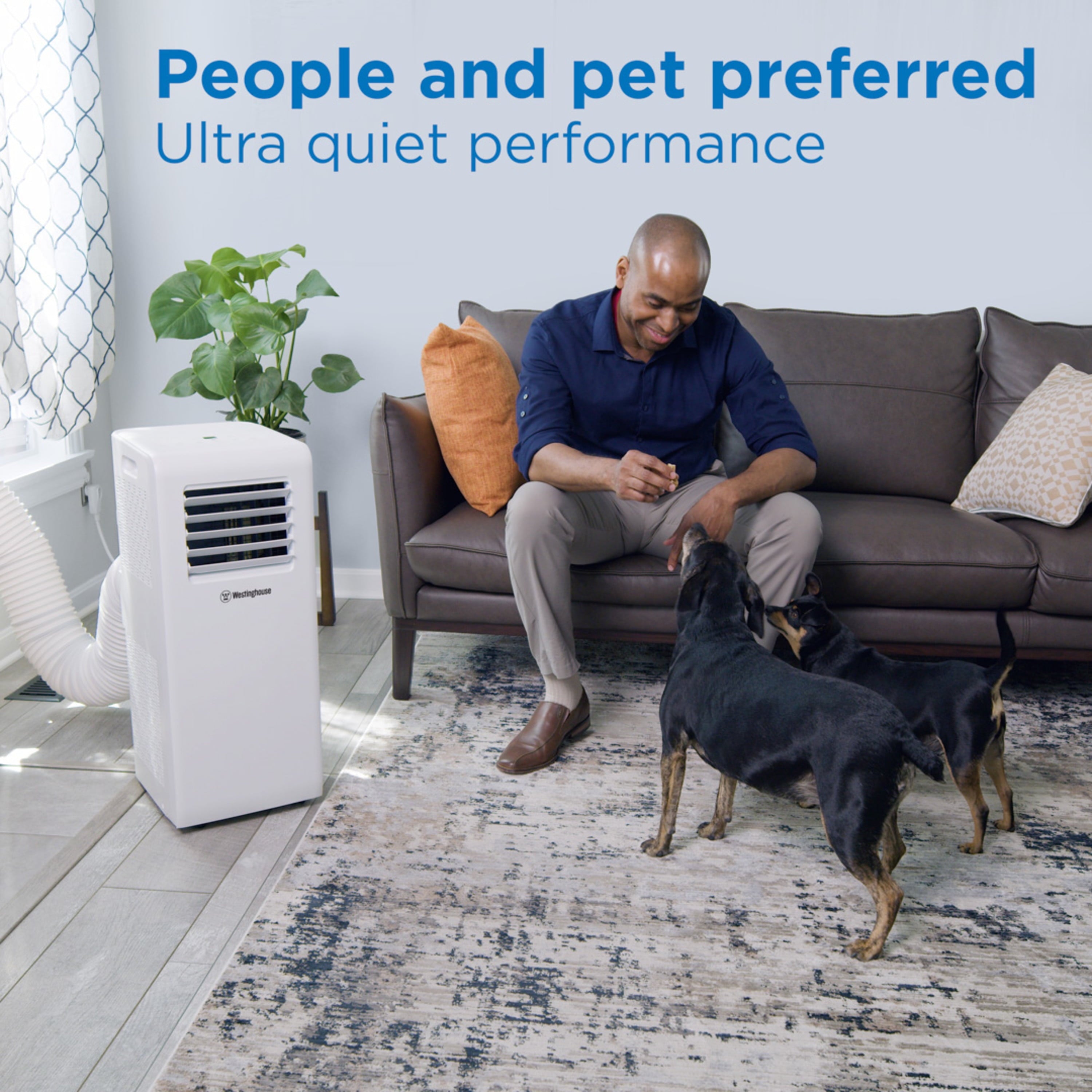 Westinghouse 10,000 BTU Portable Air Conditioner with Remote, 3-in-1 Operation, Rooms Up to 450 sq ft