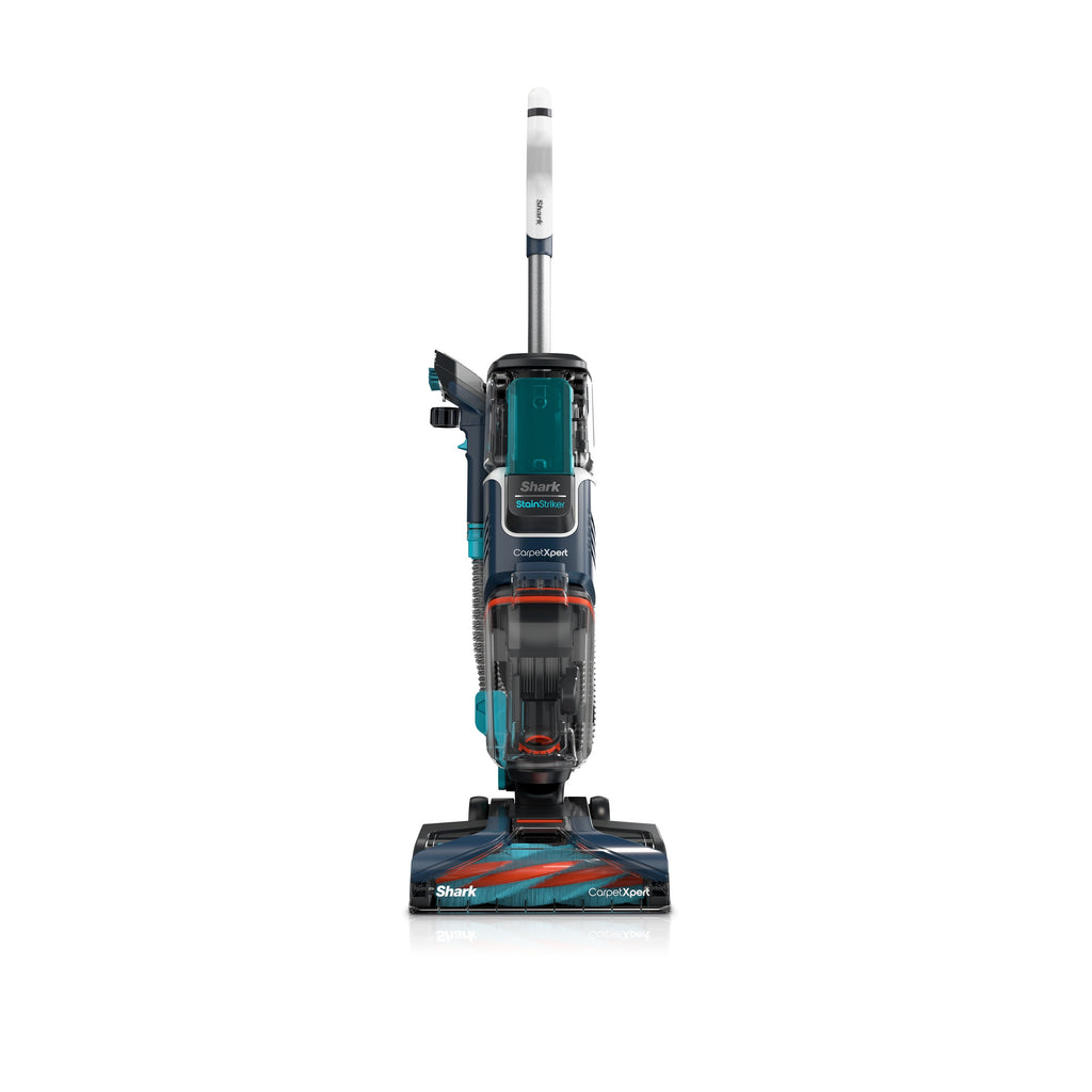 Shark CarpetXpert with StainStriker, Upright Carpet & Upholstery Cleaner, Built-in Spot & Stain Eliminator, Deep Cleaning & Tough Stain Removal, Carpet Shampooer, Navy, EX200