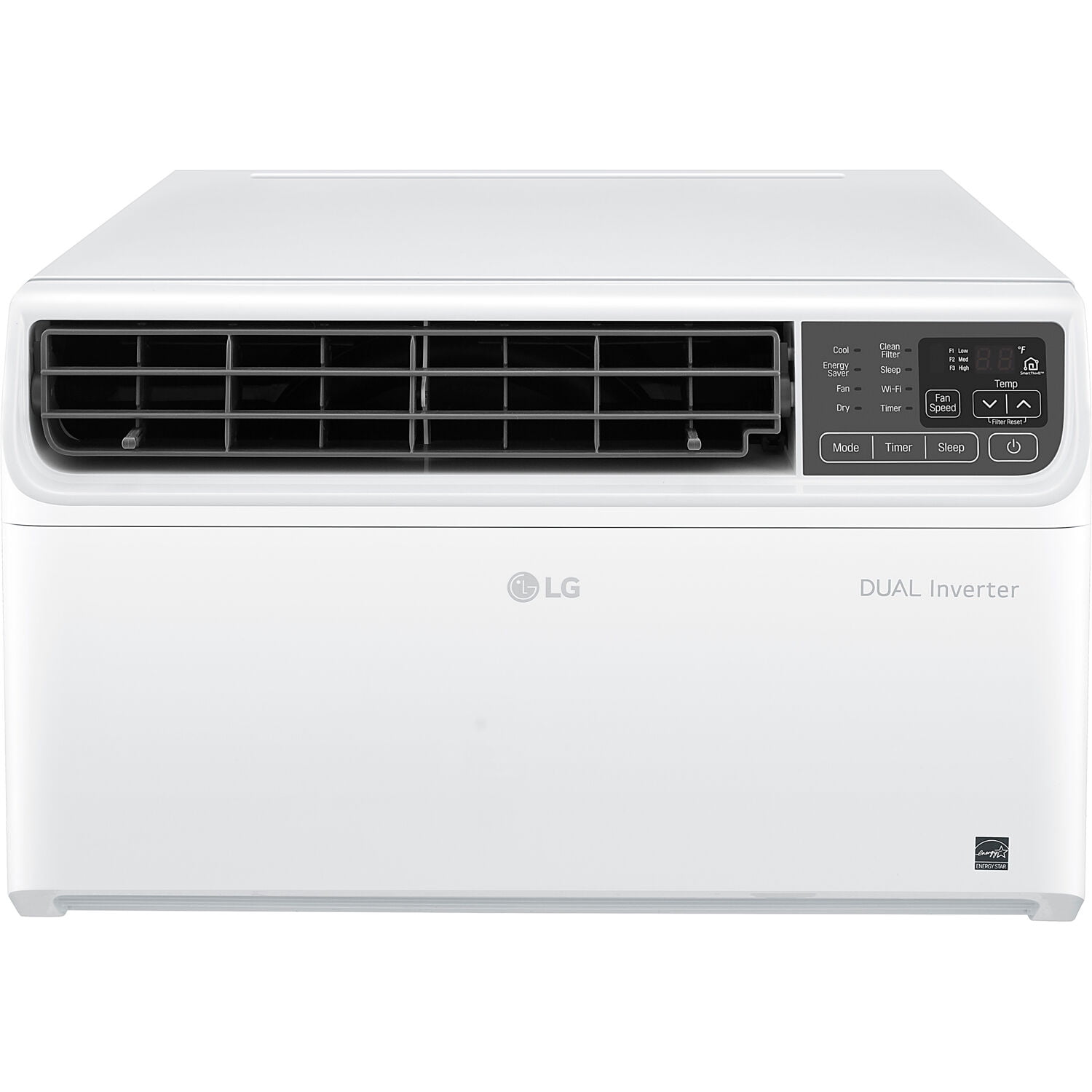 LG Energy Star 9,500 BTU 115V Dual Inverter Window Air Conditioner with Wi-Fi Control