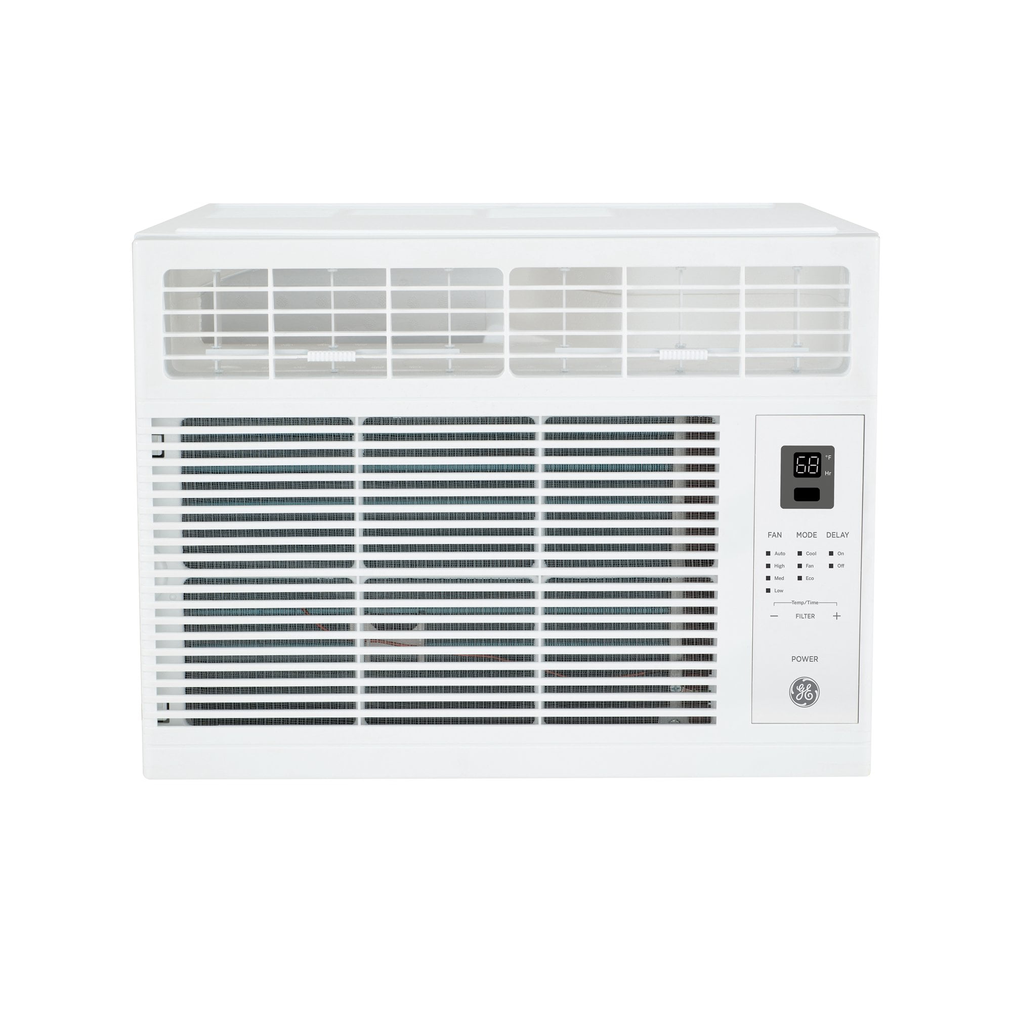 GE Appliances 5,000 BTU 115-Volt Electronic Window Air Conditioner with Remote and Eco Mode, Black, AHB05LZ
