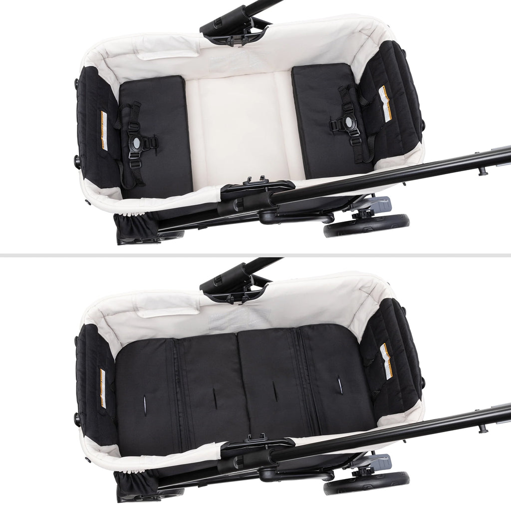 Baby Trend Expedition 2-in-1 Stroller Wagon PLUS with Canopy, Modern Khaki