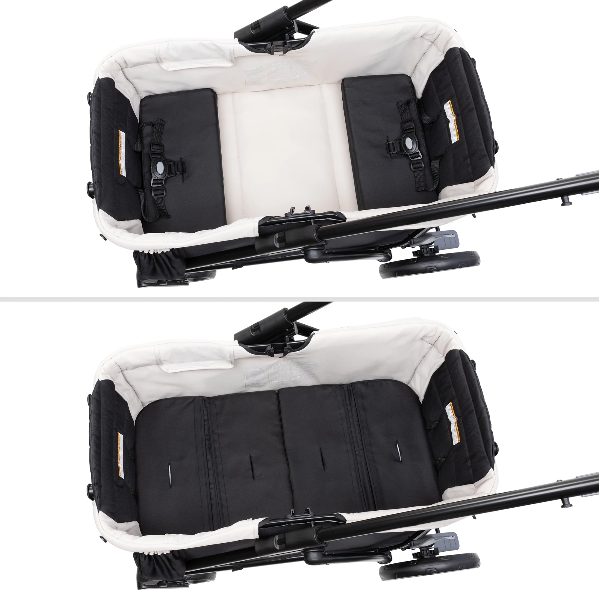 Baby Trend Expedition 2-in-1 Stroller Wagon PLUS with Canopy, Modern Khaki