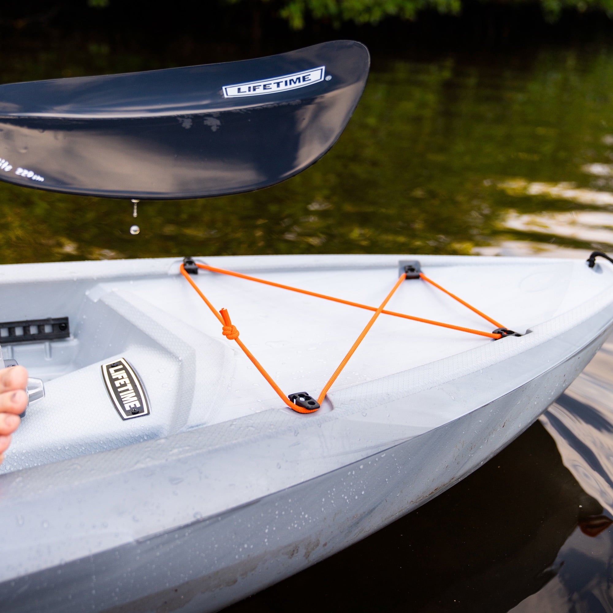 Lifetime Tamarack Pro 123 inch Sit-on-Top Kayak, Eclipse Fusion (91058)