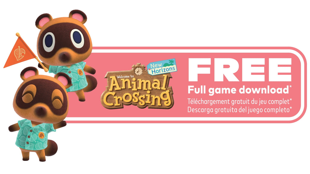 Nintendo Switch™ Lite (Timmy & Tommy's Aloha Edition) Animal Crossing™: New Horizons Bundle (Full Game Download Included)