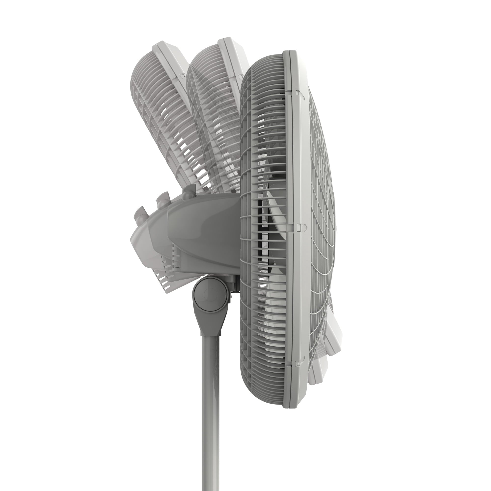 Lasko Cyclone 18" Adjustable Large Room Pedestal Fan, 3 Speeds, 54.5" H, Gray, S18902, New