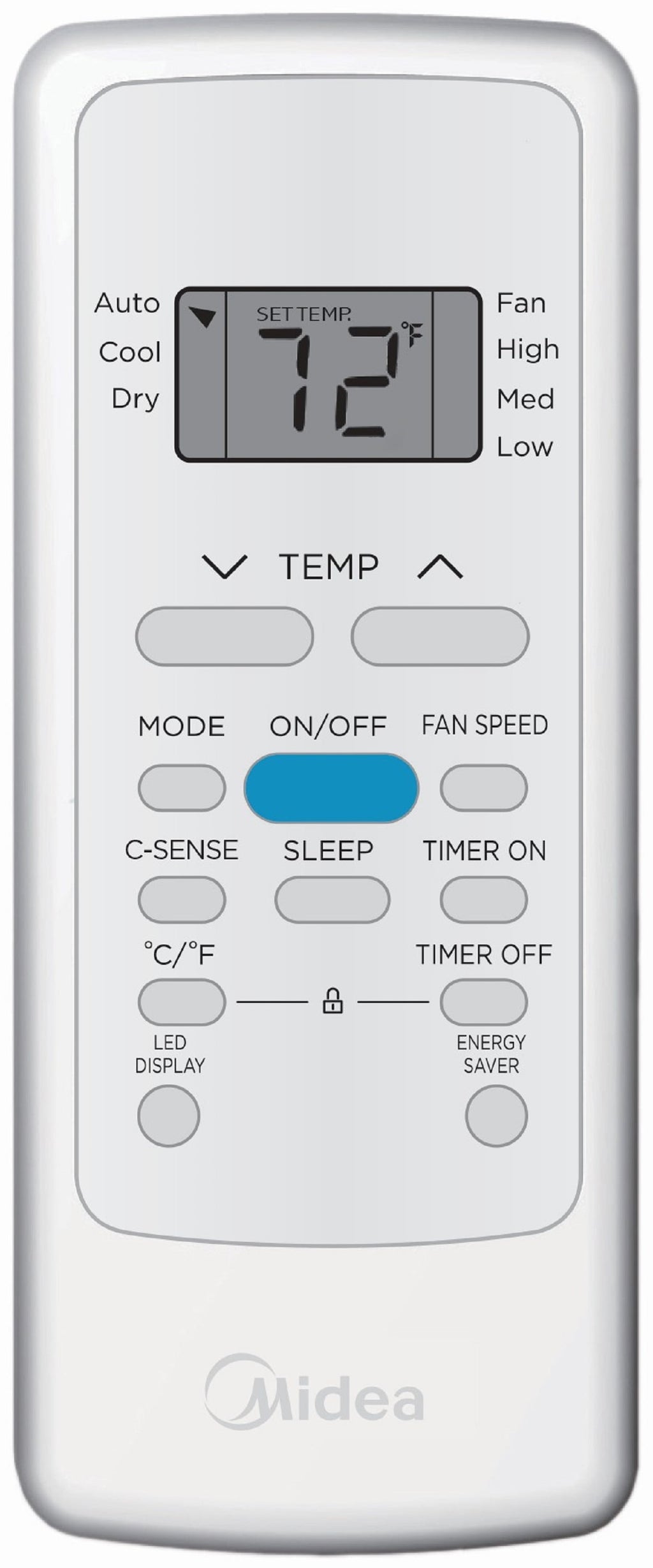 Midea 5,000 BTU 150 Sq ft Window Air Conditioner with Remote, White, MAW05R1WWT