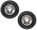 2-Pack Trailer Tire On Rim 4.80-8 480-8 8 4 Lug 6 Ply LRC Galvanized Wheel