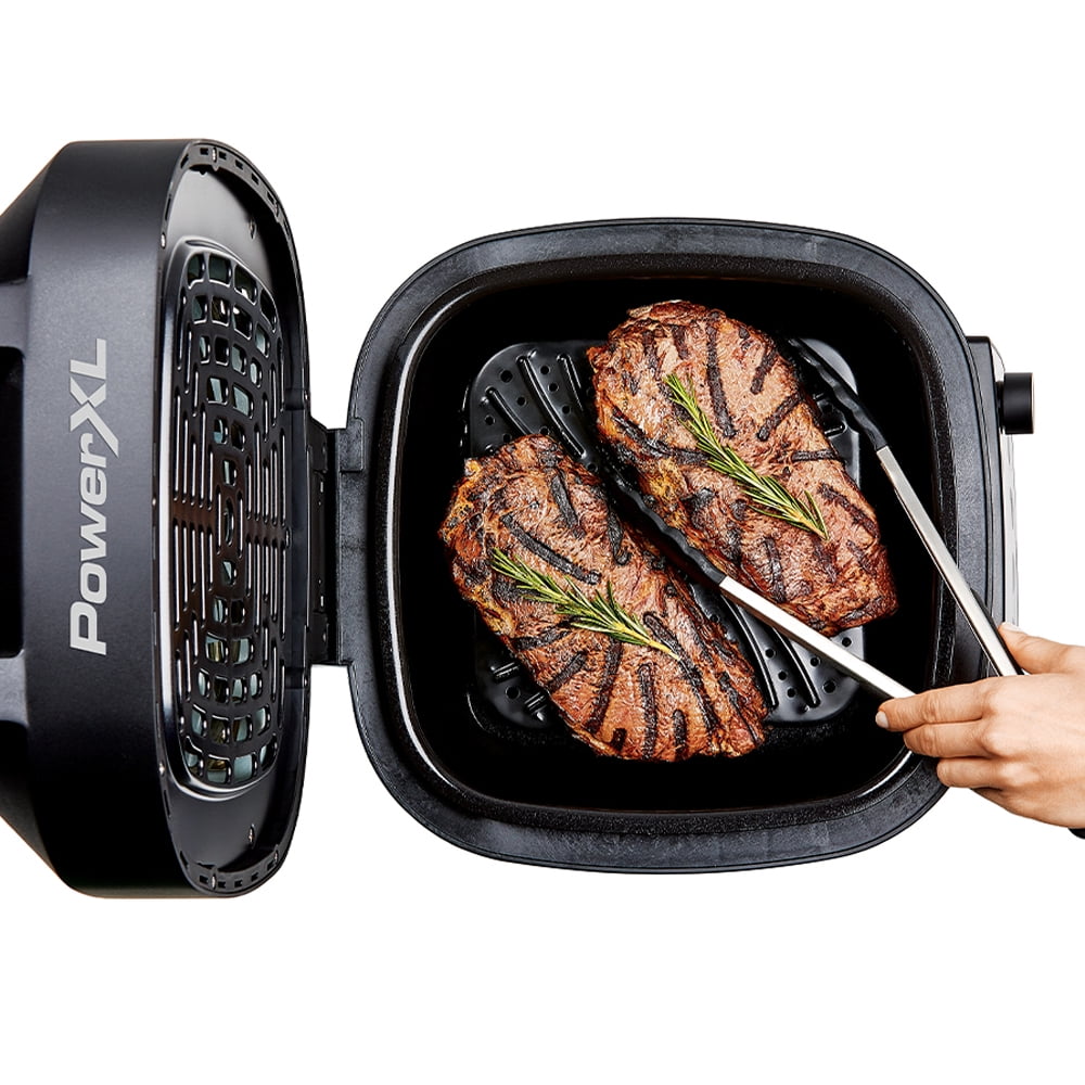 PowerXL Grill Air Fryer Combo Plus, Indoor Grill / Air Fryer, Stainless Steel