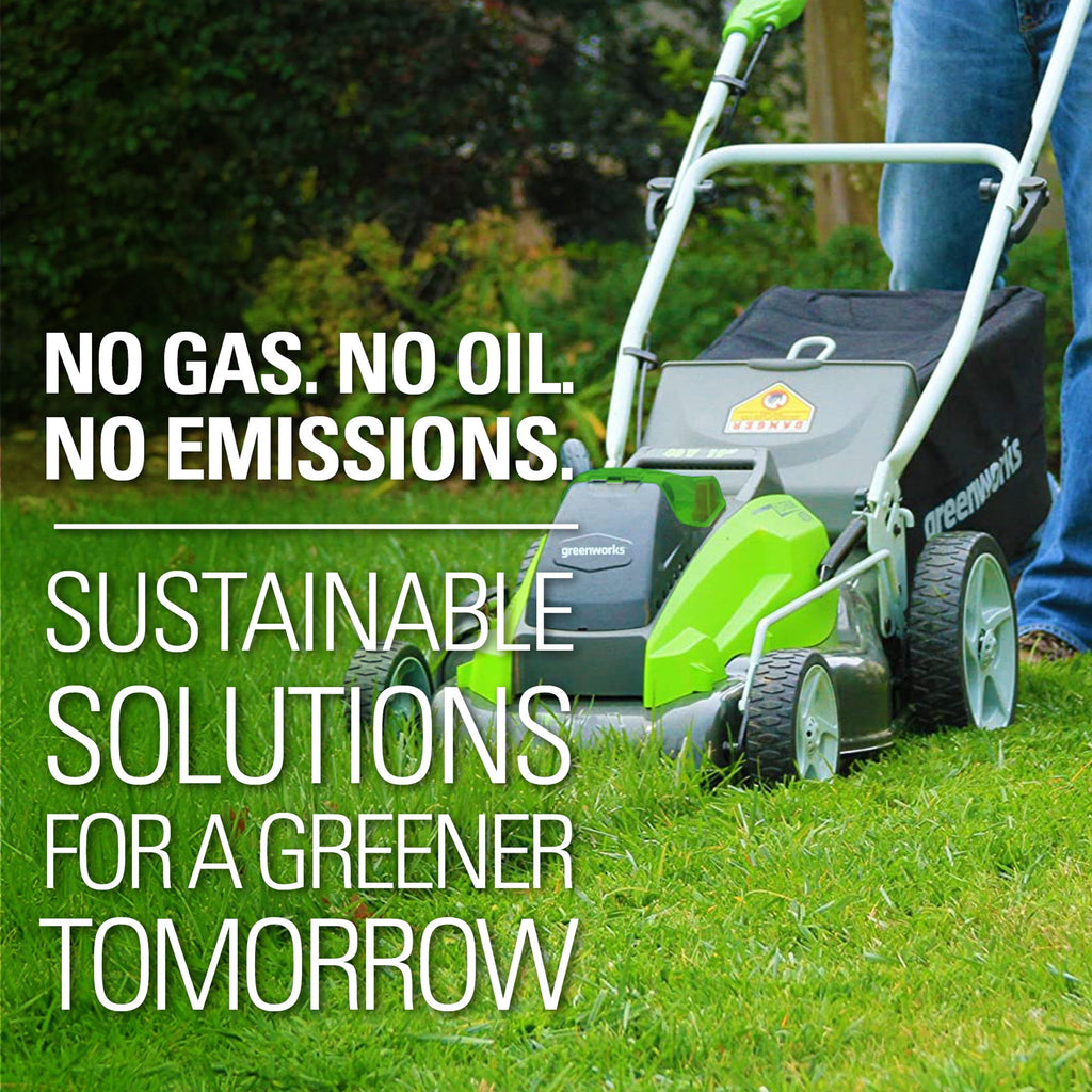 Greenworks 40V 19" Brushless Walk-Behind Lawn Mower with 4.0 Ah Battery & Charger 2524902