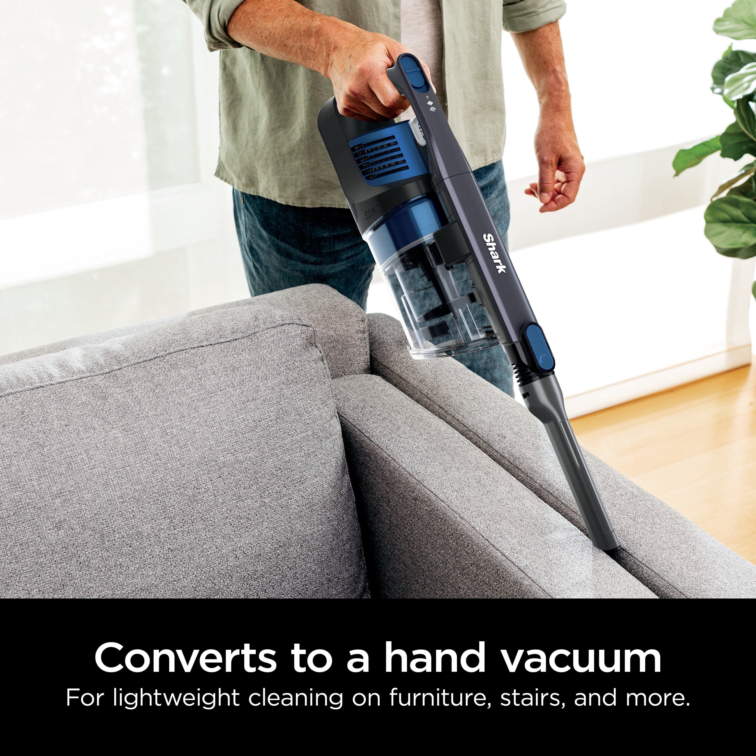Shark® Pet Pro Cordless Stick Vacuum with Powerfins Brushroll, Pet Multi-Tool & Crevice Tool Included, 40-Min Runtime, WZ250