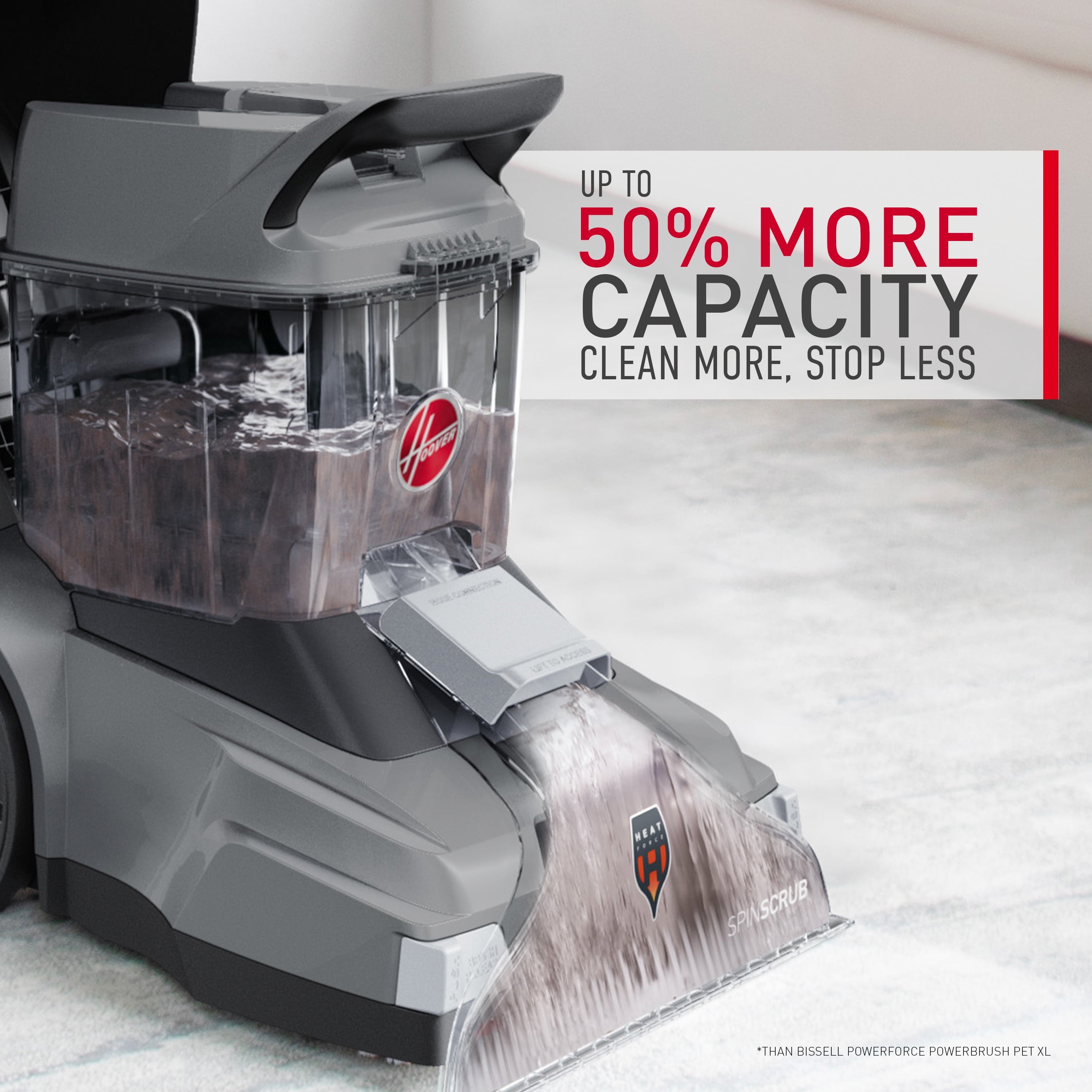Hoover PowerScrub XL, Upright Carpet Cleaner Machine, FH68010, 1 Count