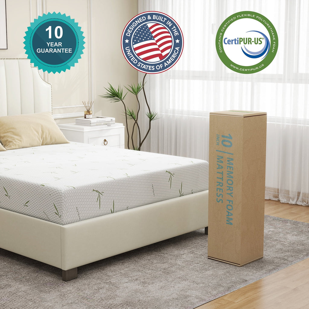 Twin Mattress, 6 inch Gel Memory Foam Mattress for Cool Sleep & Pressure Relief, Medium Firm Mattresses CertiPUR-US Certified Bed-in-a-Box