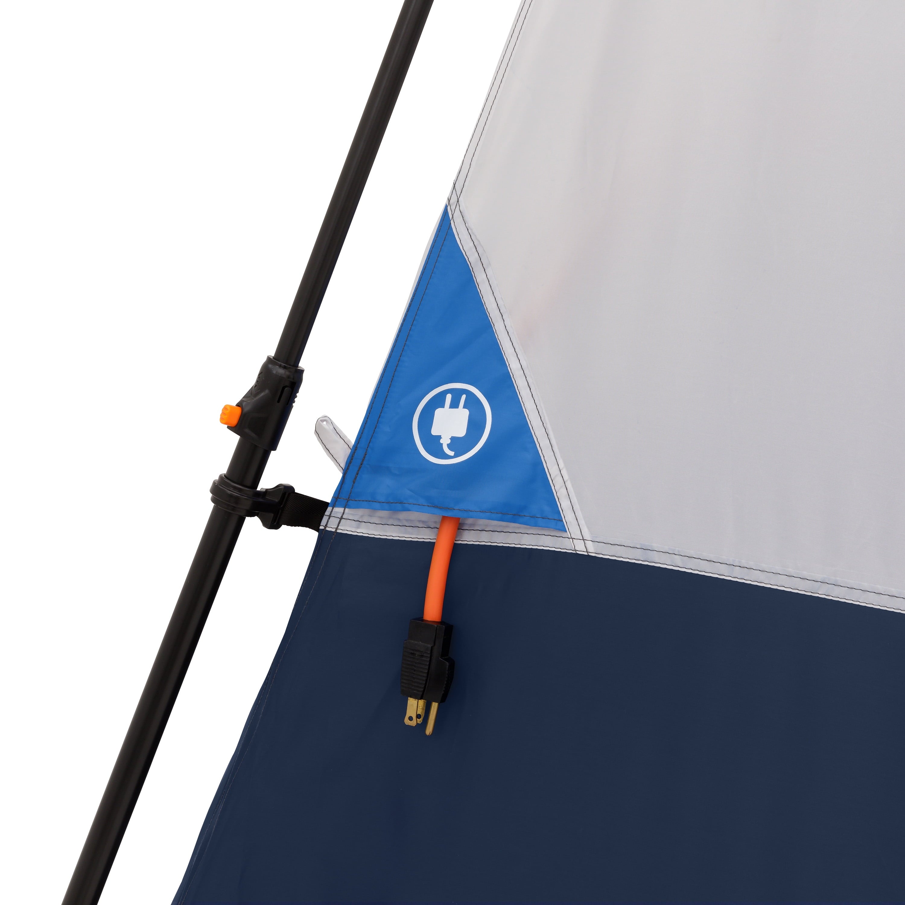 Ozark Trail 10' x 9' 6-Person Instant Cabin Tent with LED Lighted Hub, 25 lbs