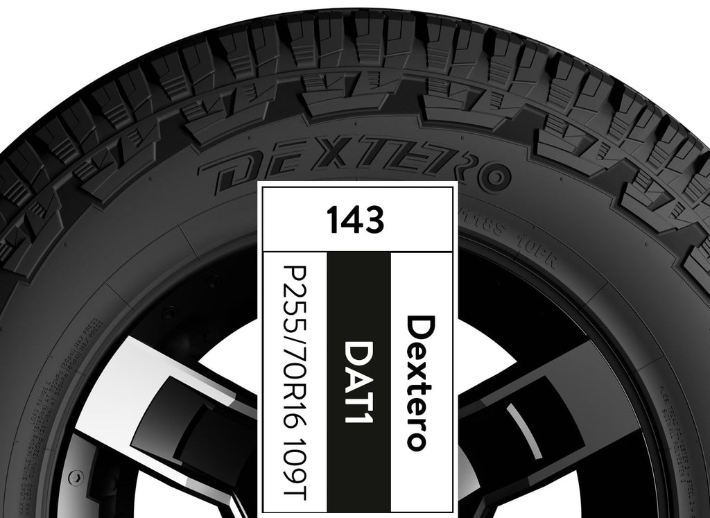 Dextero All Terrain DAT1 P255/70R16 109T Fits: 2004 Ford F-150 XL, 1999-2001 Chevrolet Silverado 1500 LT