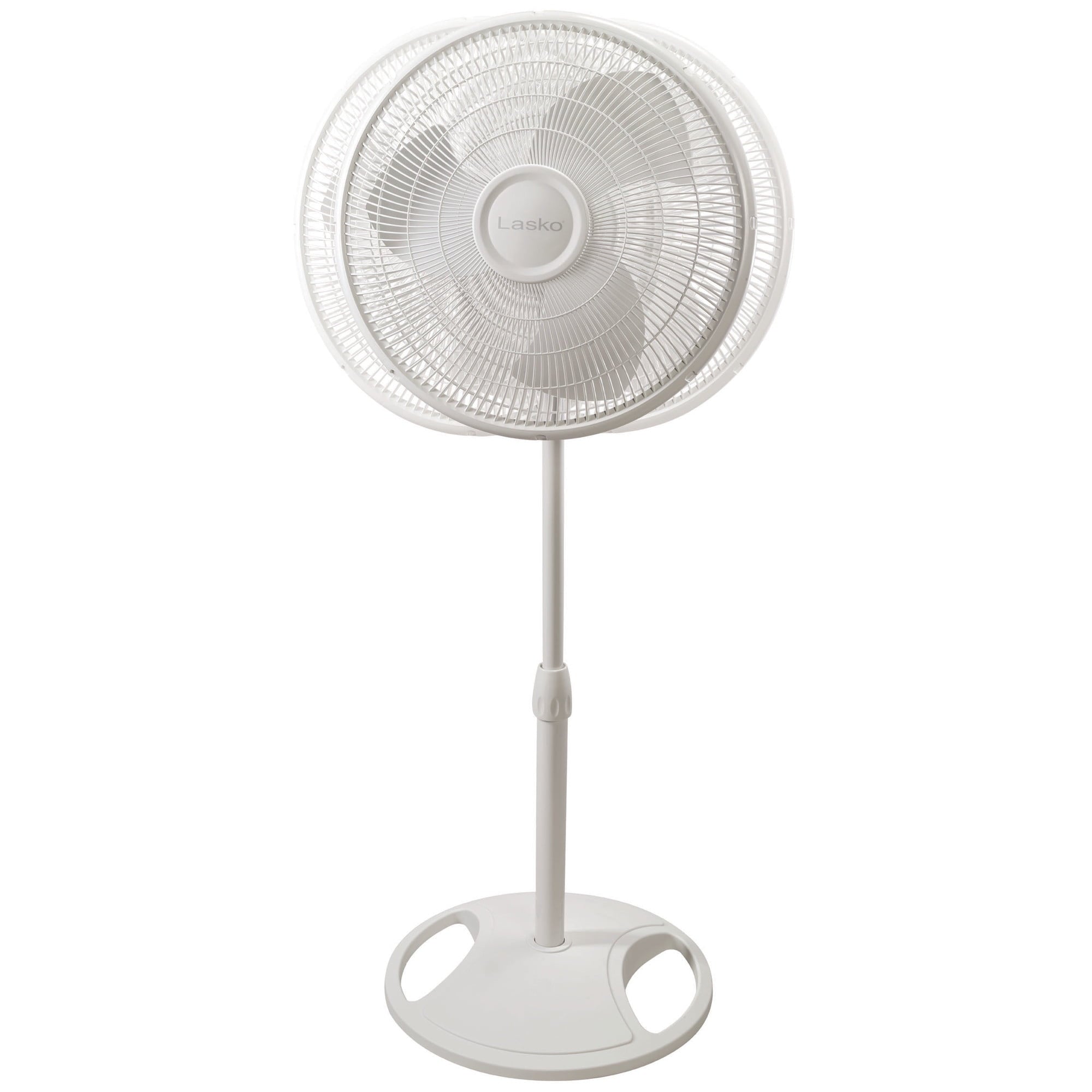 Lasko 16" Oscillating Adjustable Pedestal Fan with 3-Speeds, 47" H, Black, S16500, New