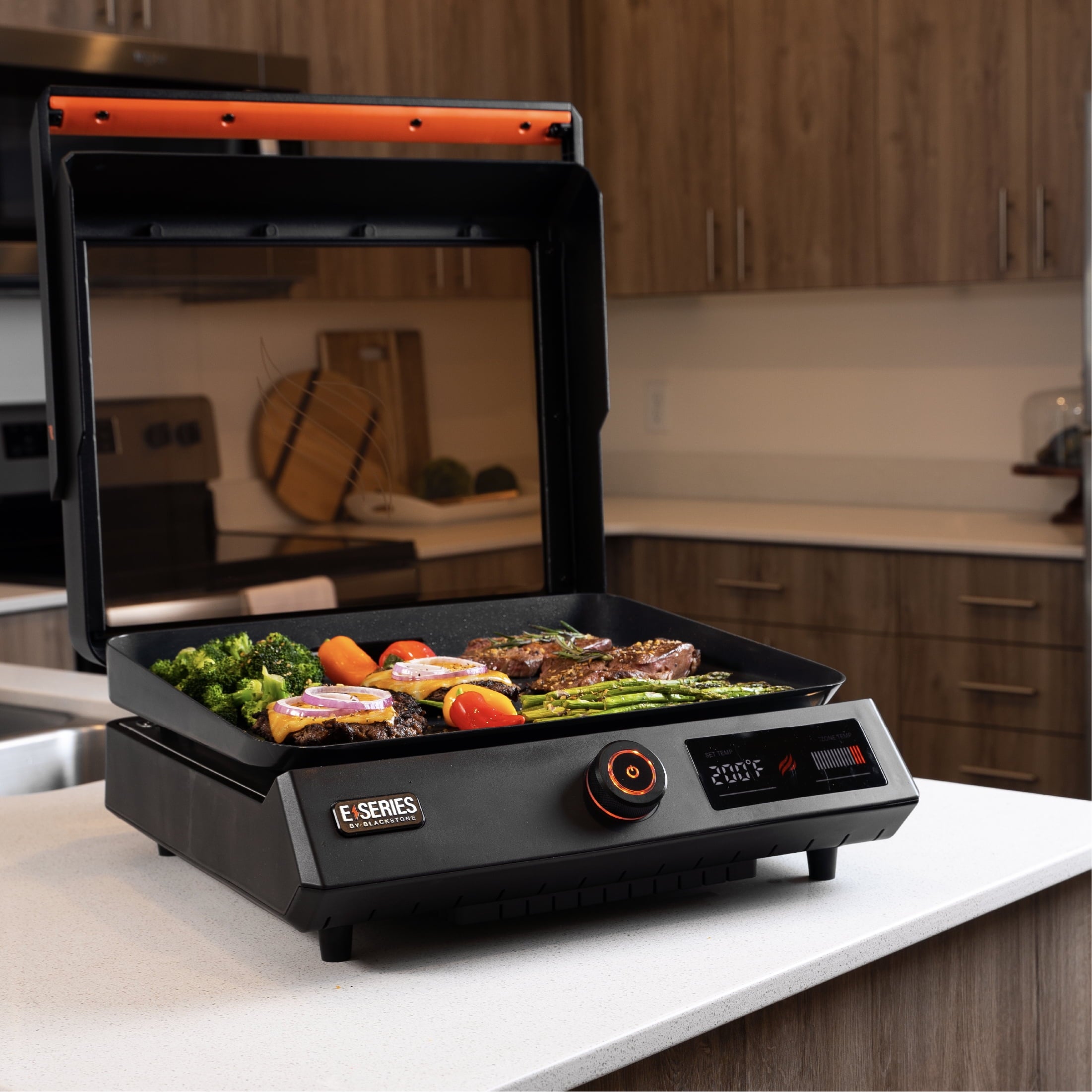 Blackstone E-Series 17" Electric Tabletop Griddle with Hood