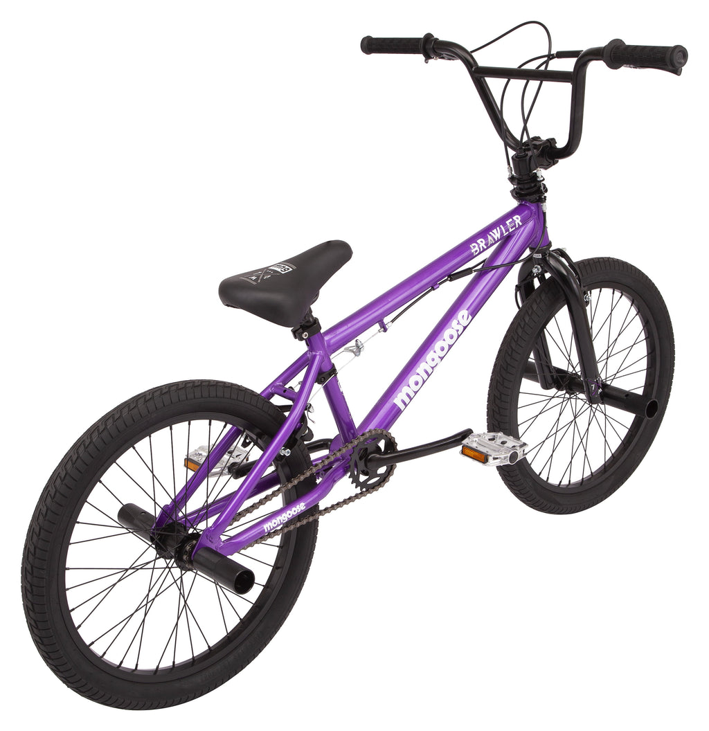 Mongoose BRAWLER Boys' Freestyle BMX Bike, 20