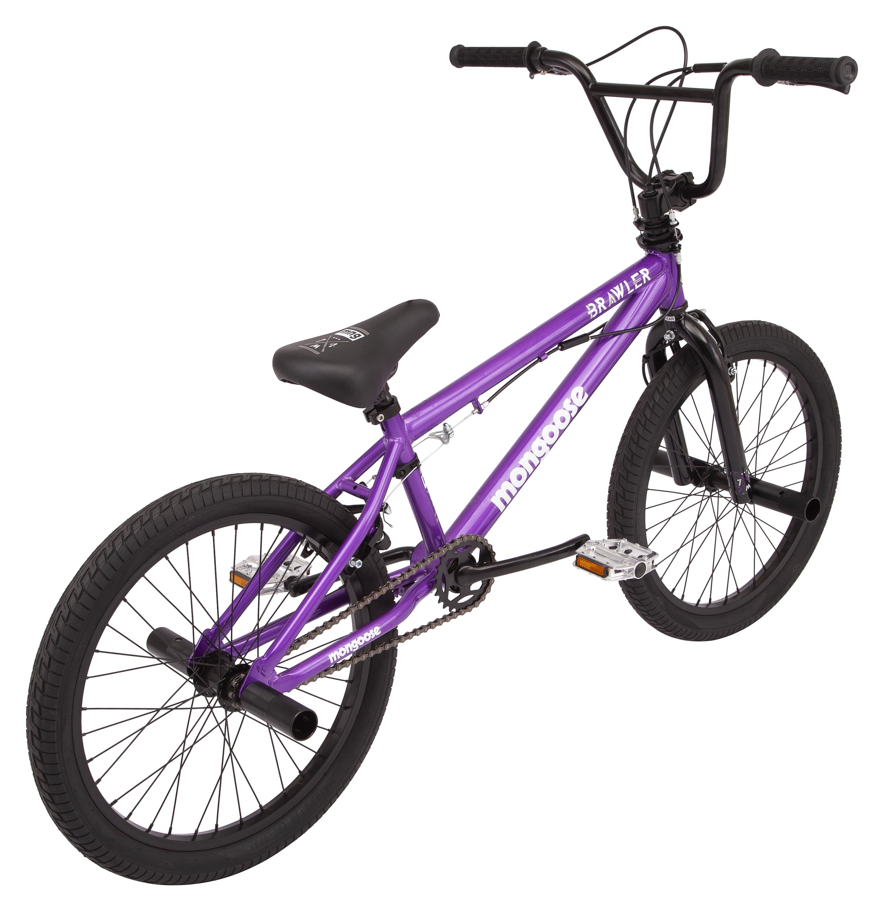 Mongoose BRAWLER Boys' Freestyle BMX Bike, 20