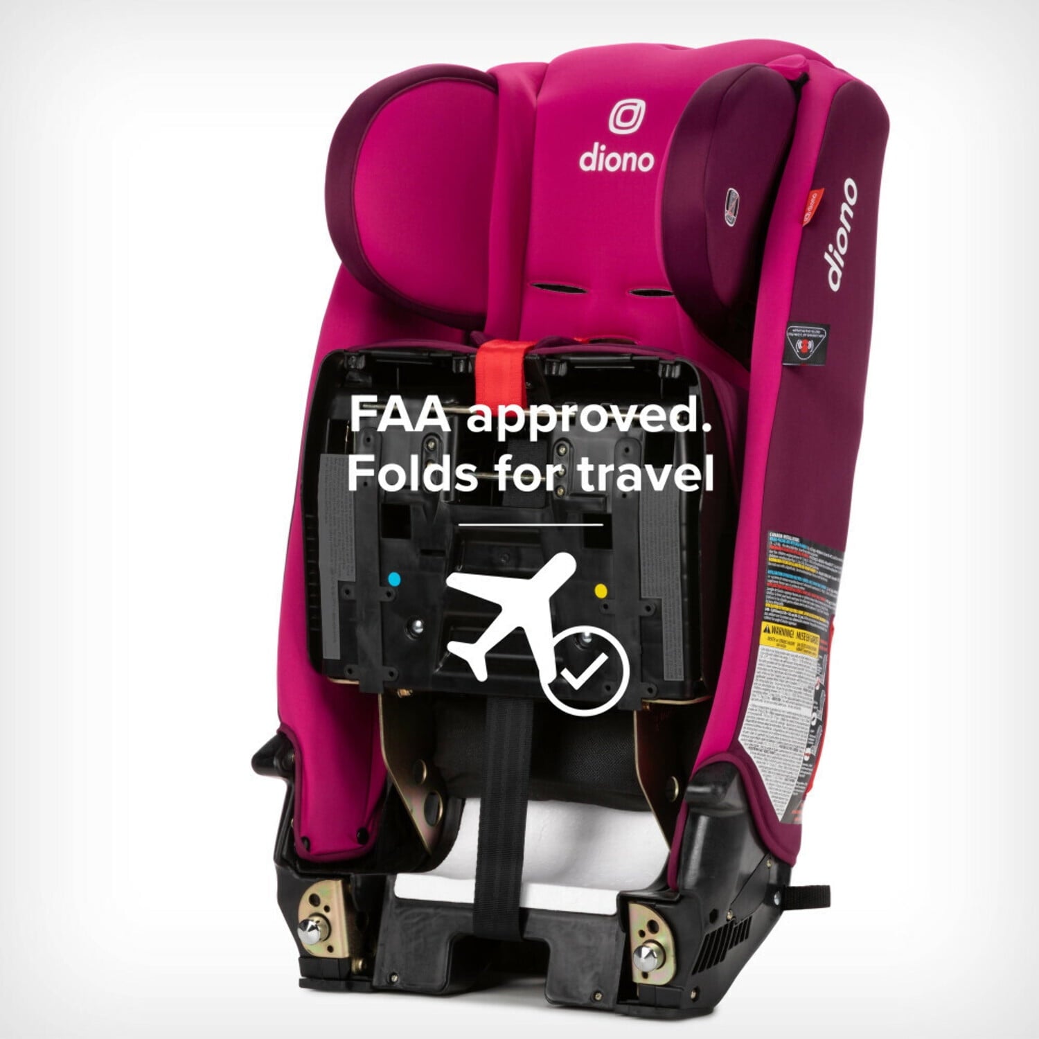 Diono Radian 3RX All-in-One Convertible Car Seat, Black Jet