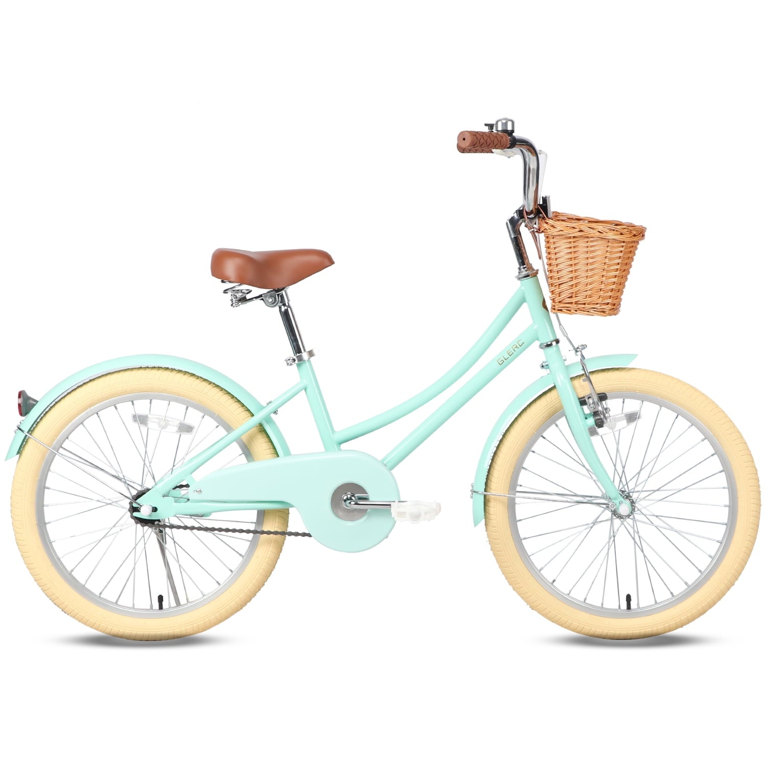 Glerc Little Molly 14 inch Kids Girls Bike for 3-5 Years Old Little Child,Yellow