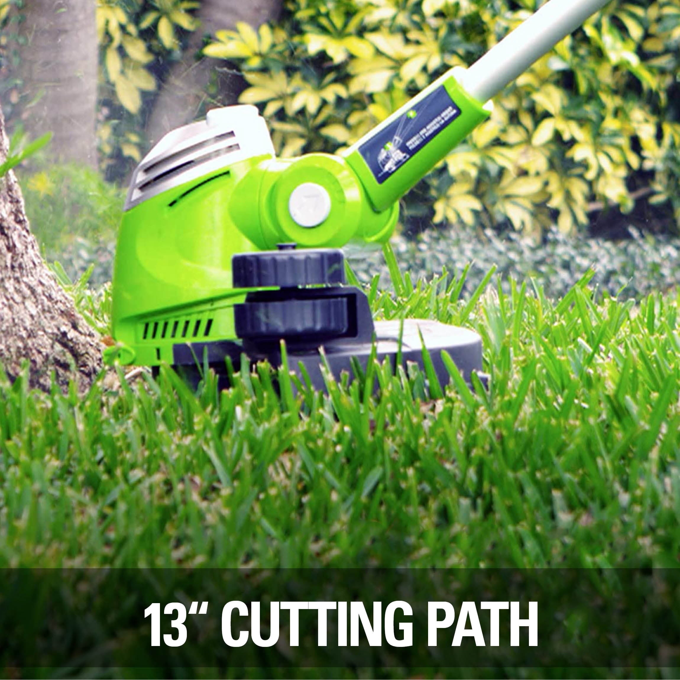 Greenworks 40V 13" Cordless String Trimmer/Edger with 2.0 Ah Battery & Charger 21302
