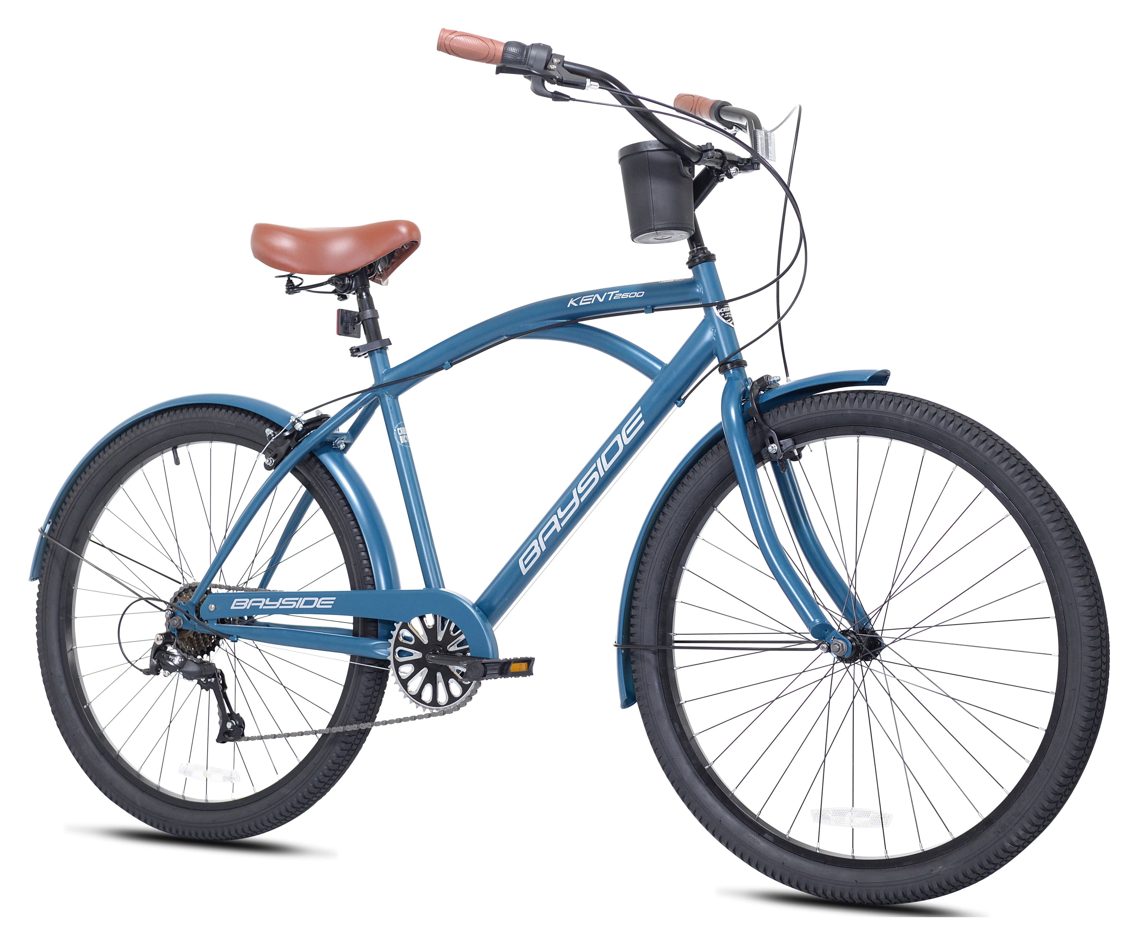 Kent 26 In. Bayside Men's Cruiser Bike, Satin Cocoa